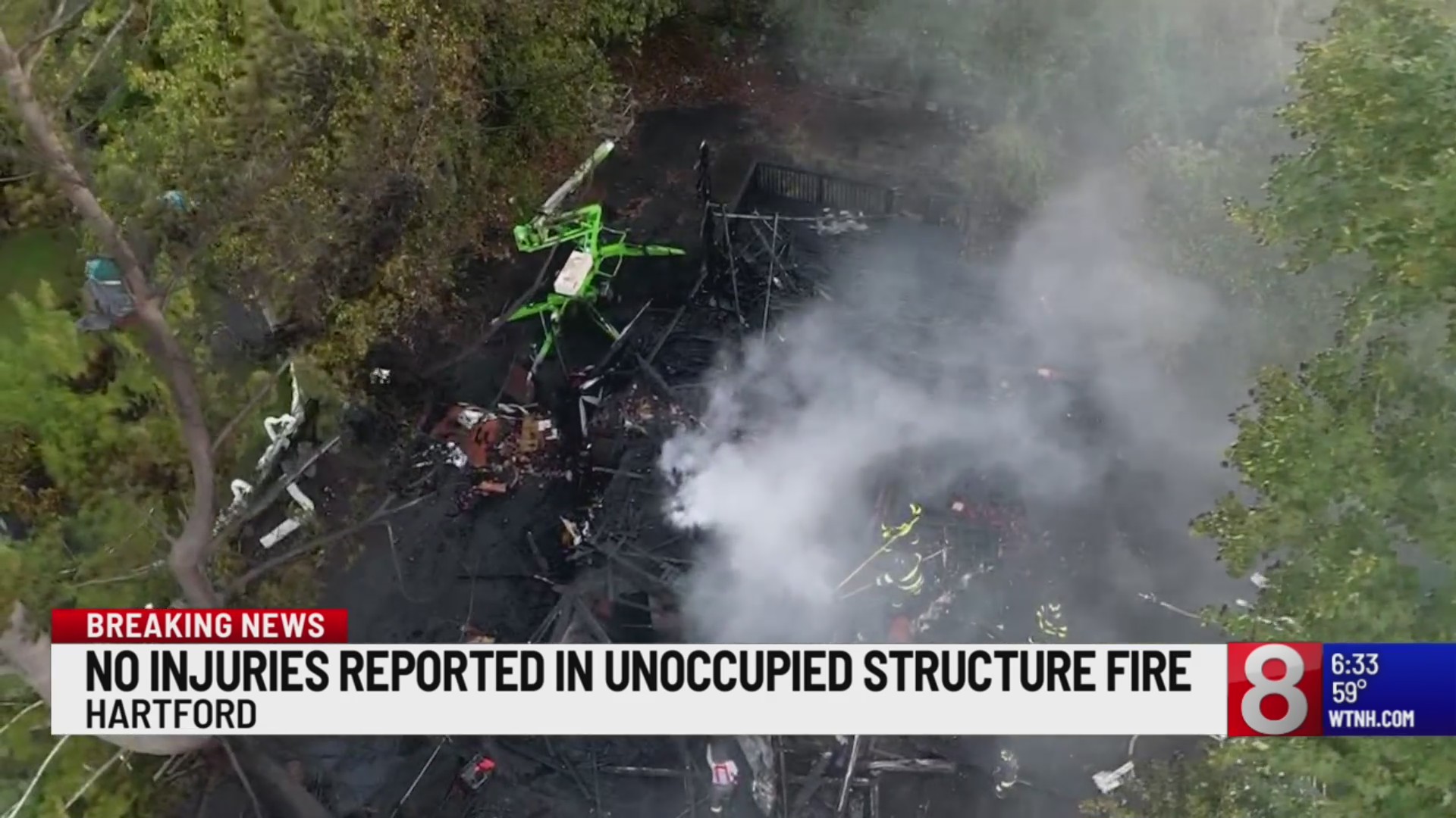 Fire breaks out in unoccupied building on Cappen Street in Hartford ...
