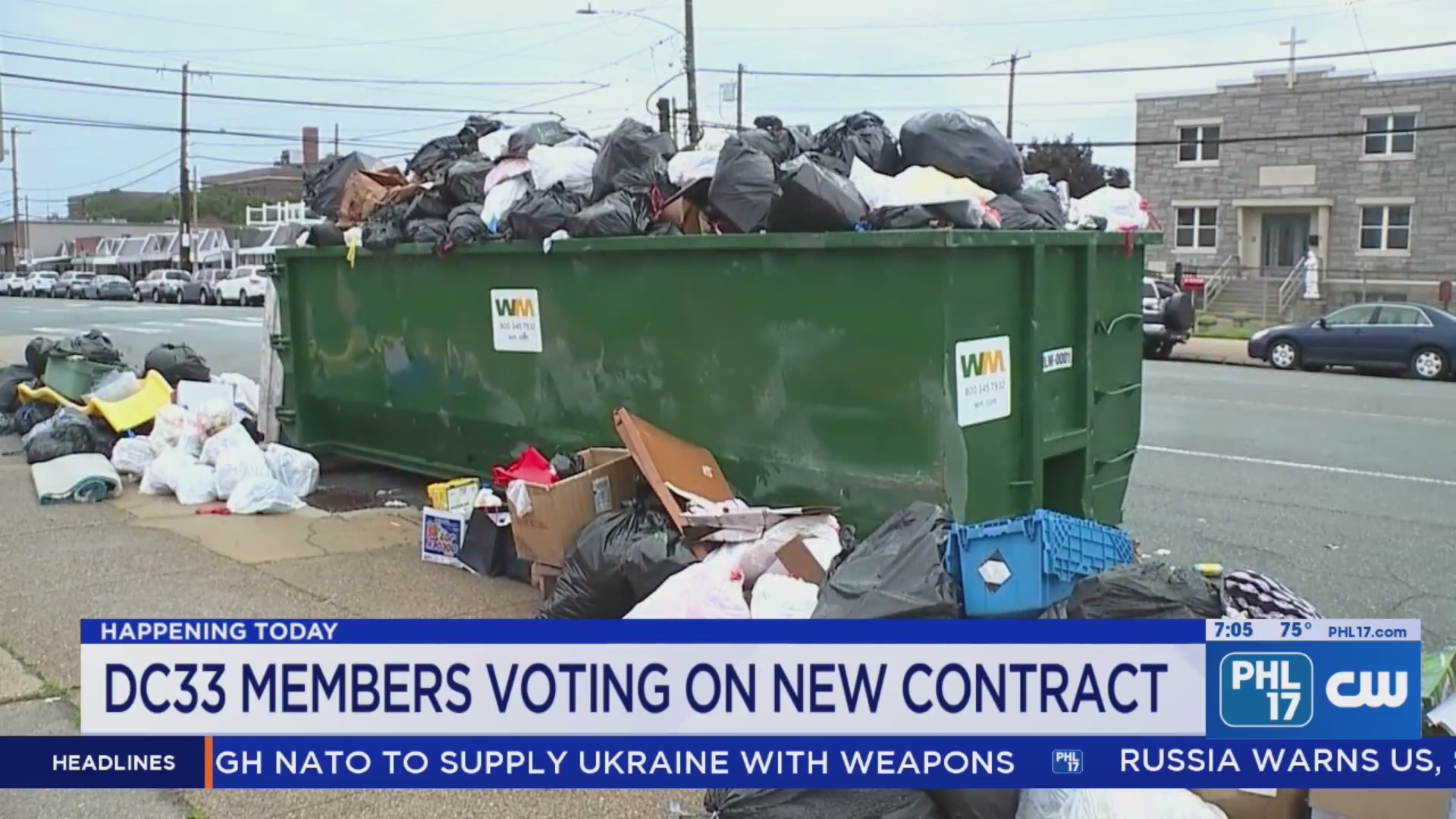 Trash pickup resumes, DC33 members kick-off contract voting – PHL17.com