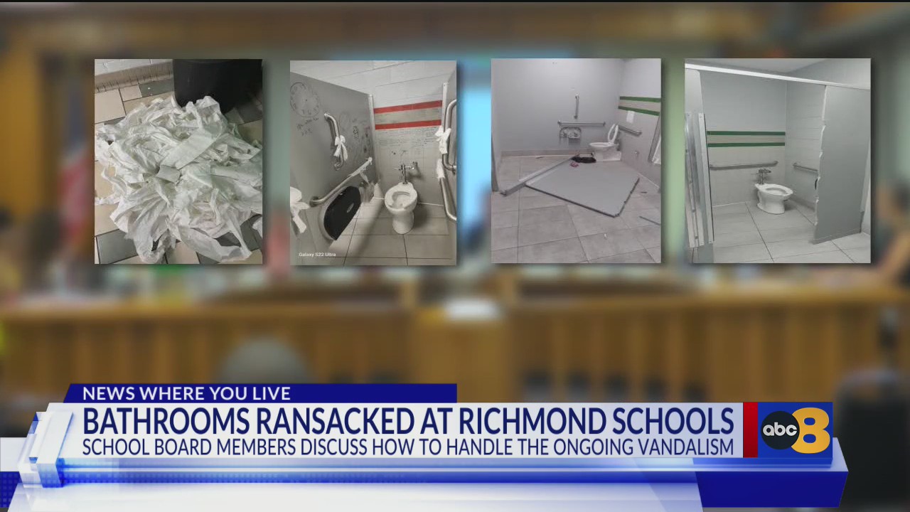 Richmond School Board members address bathroom vandalism at Monday ...