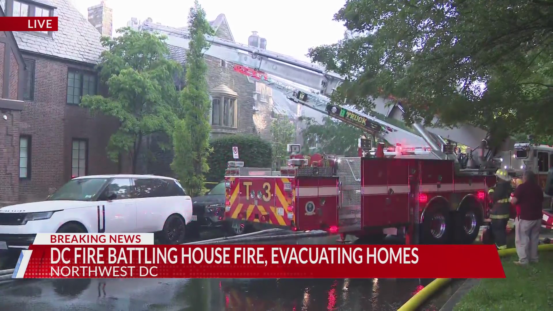About 100 first responders battle fire on Kalorama Road in DC – DC News ...