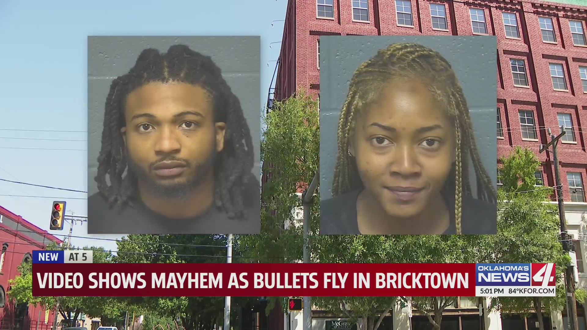 Video shows mayhem as bullets fly in Bricktown Oklahoma City