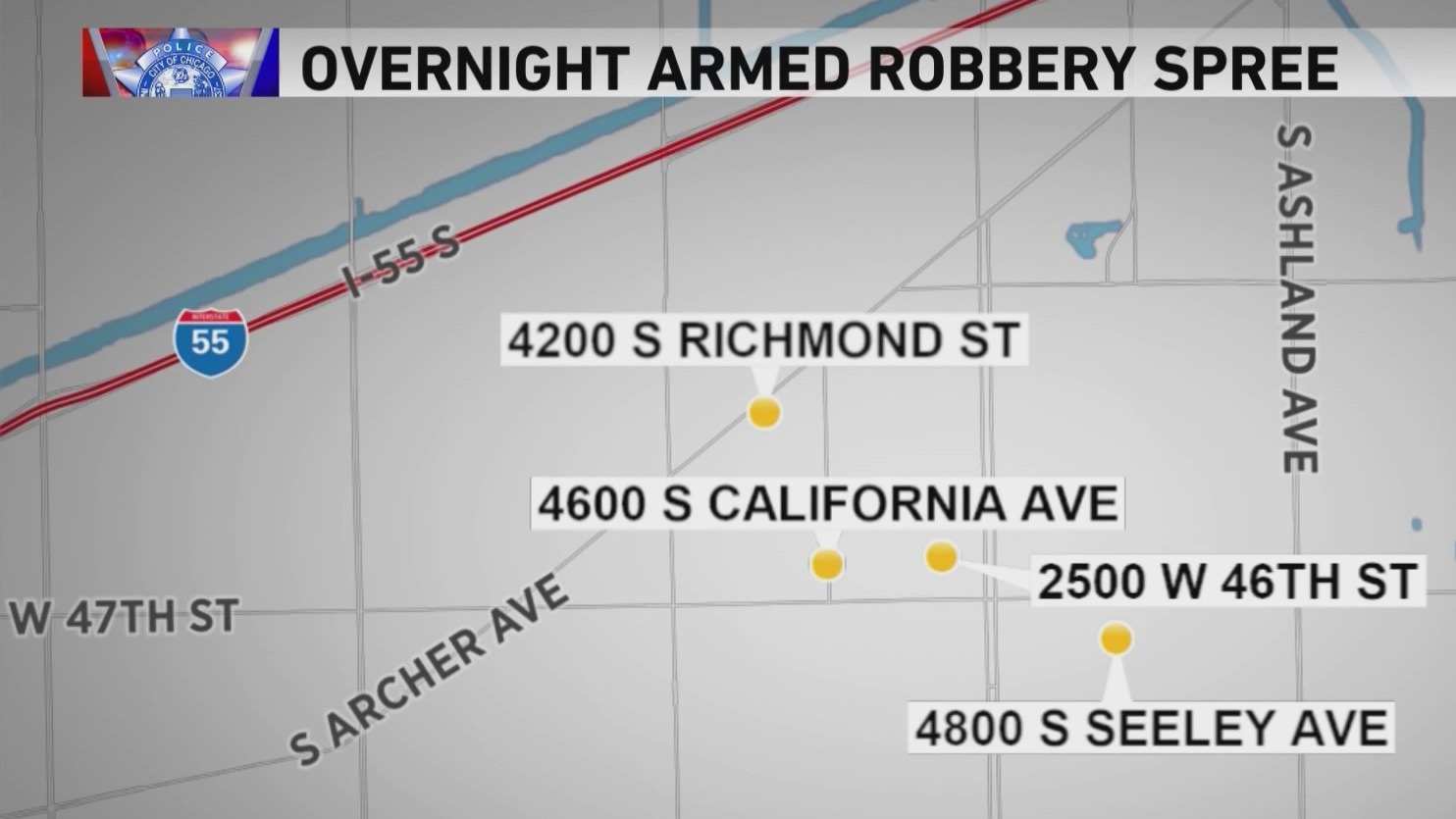 Southwest residents on alert after overnight armed robbery spree – WGN-TV