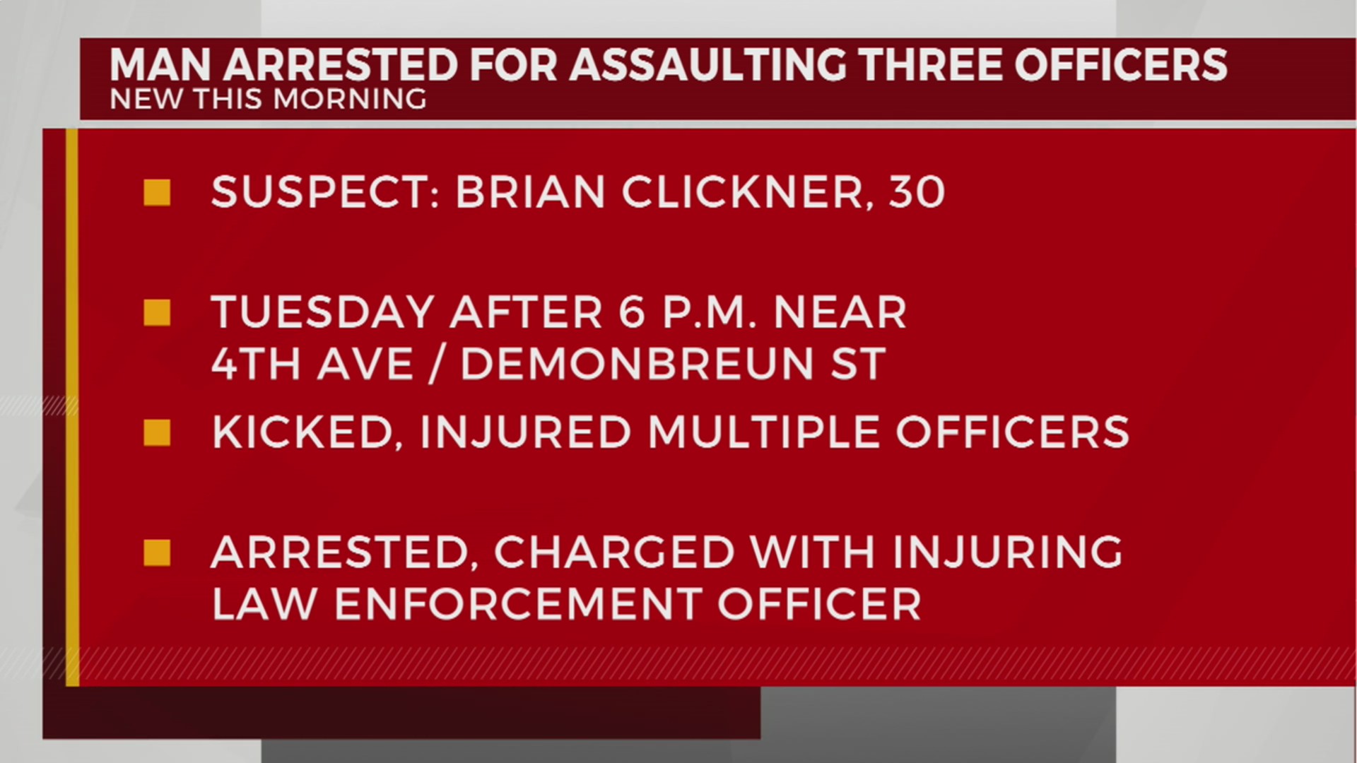 Man arrested for assaulting three officers in Nashville – WKRN News 2