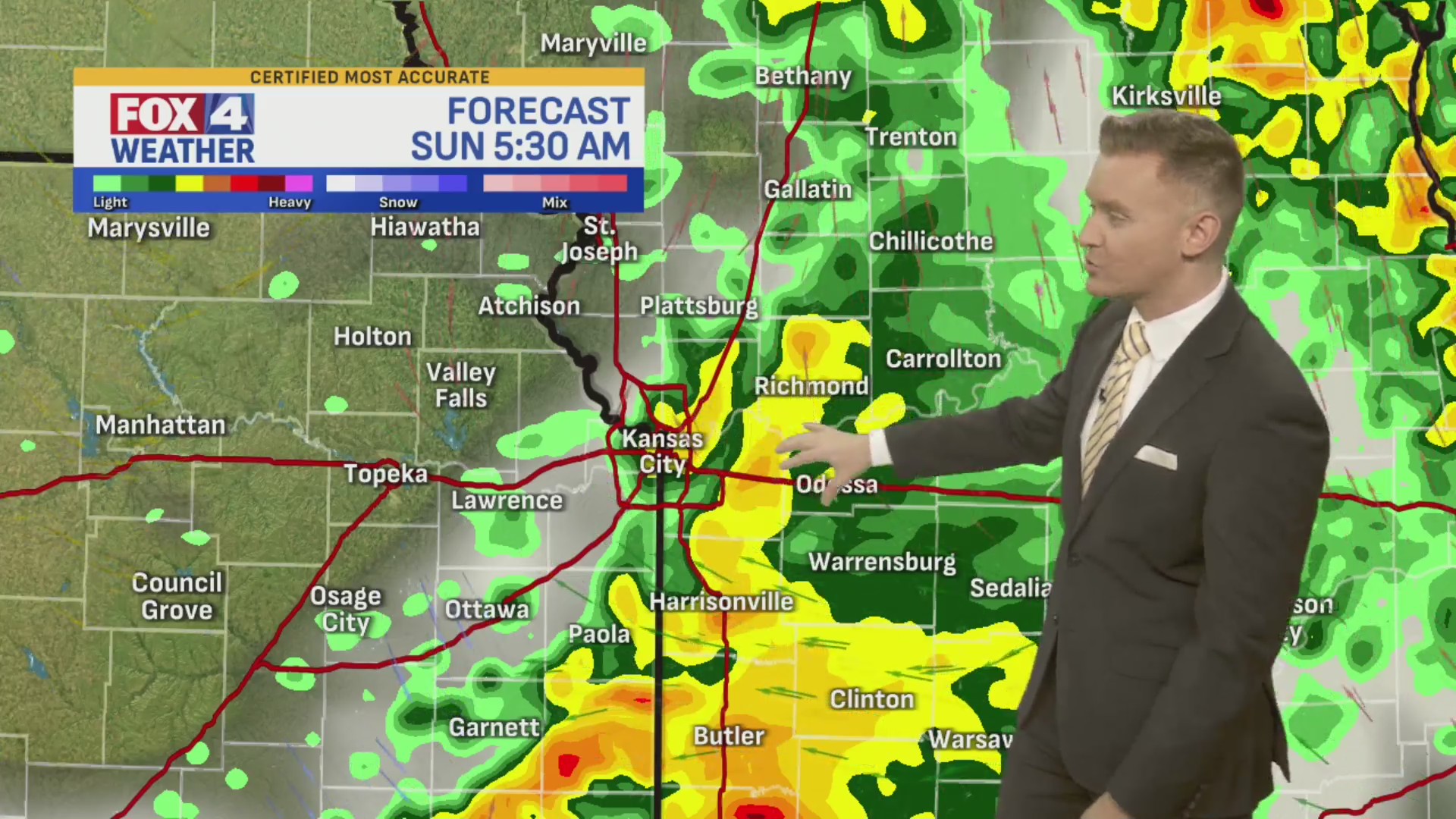Friday afternoon forecast – FOX 4 Kansas City WDAF-TV | News, Weather ...