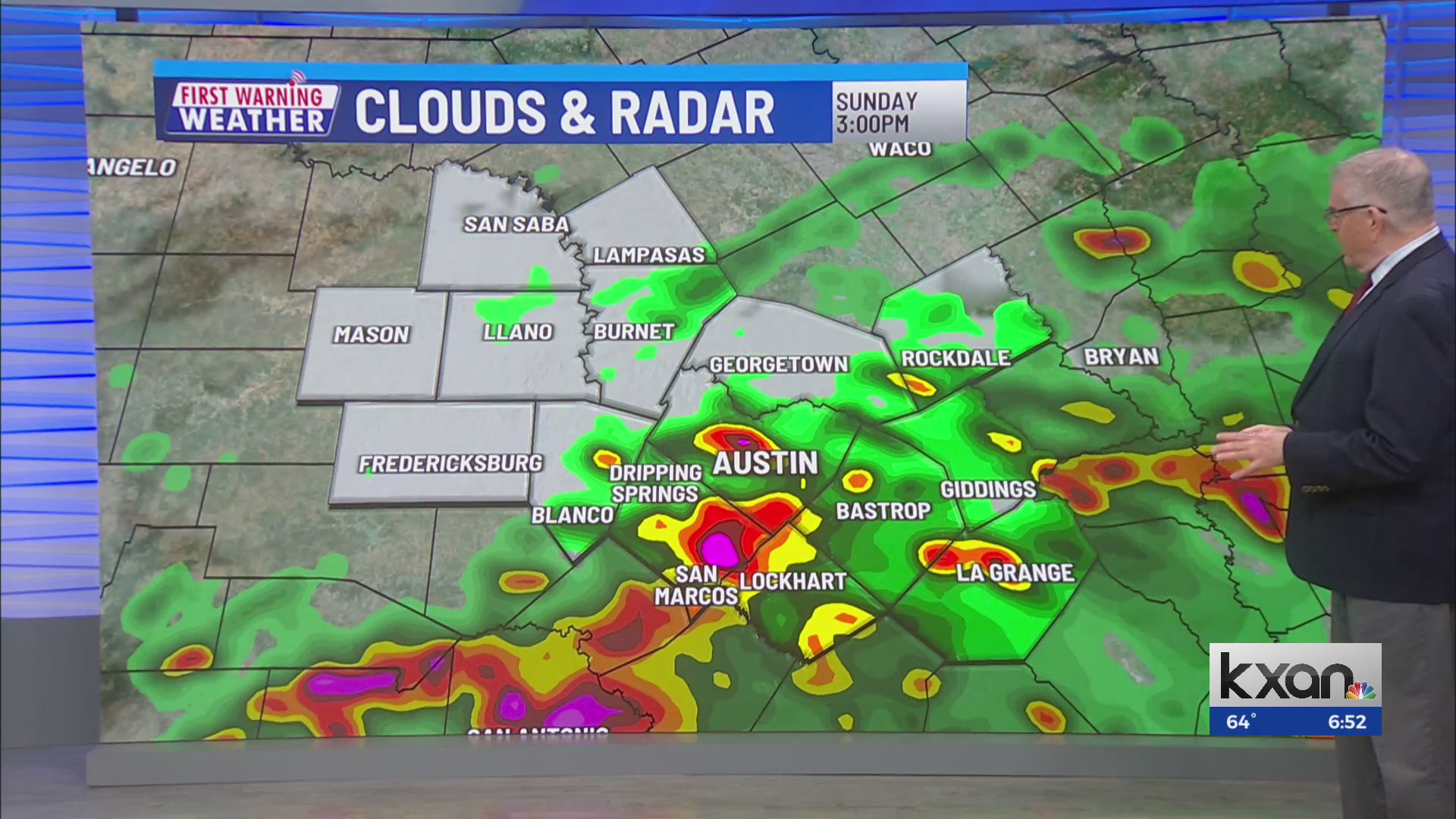 KXAN Early Sunday Morning First Warning Weather – KXAN Austin