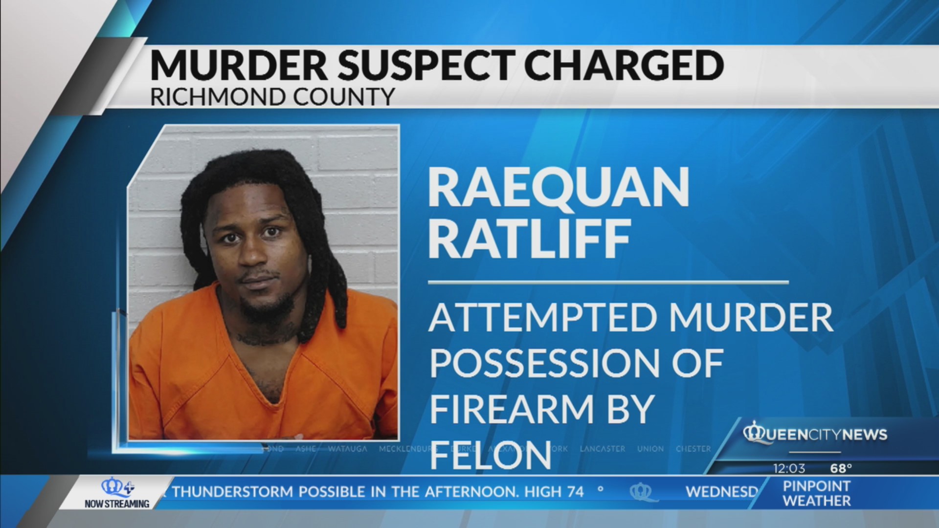 Man charged with murder, shooting into family’s home – Queen City News