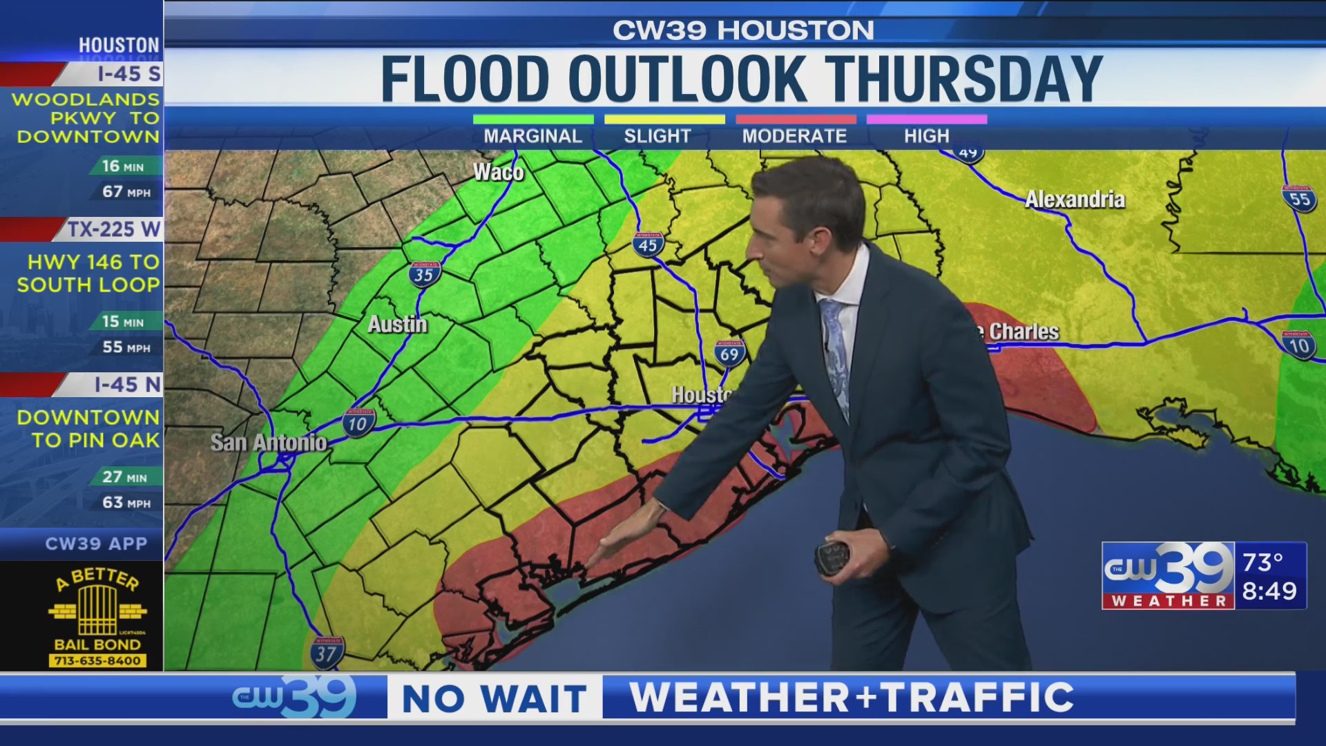 Widespread rain with possible flooding – CW39 Houston