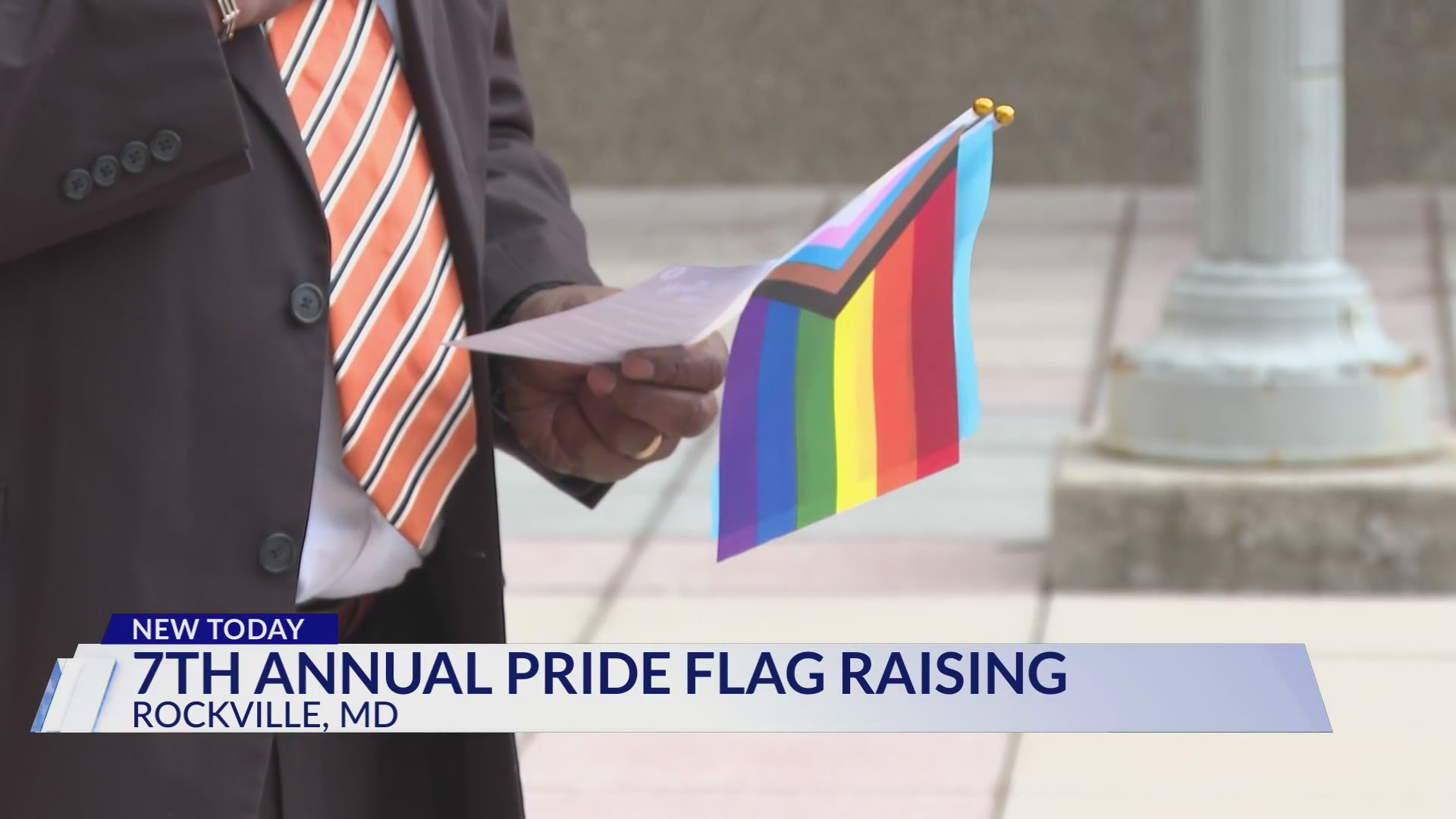 7th Annual Pride Flag Raising hosted in Rockville – DC News Now | DC ...