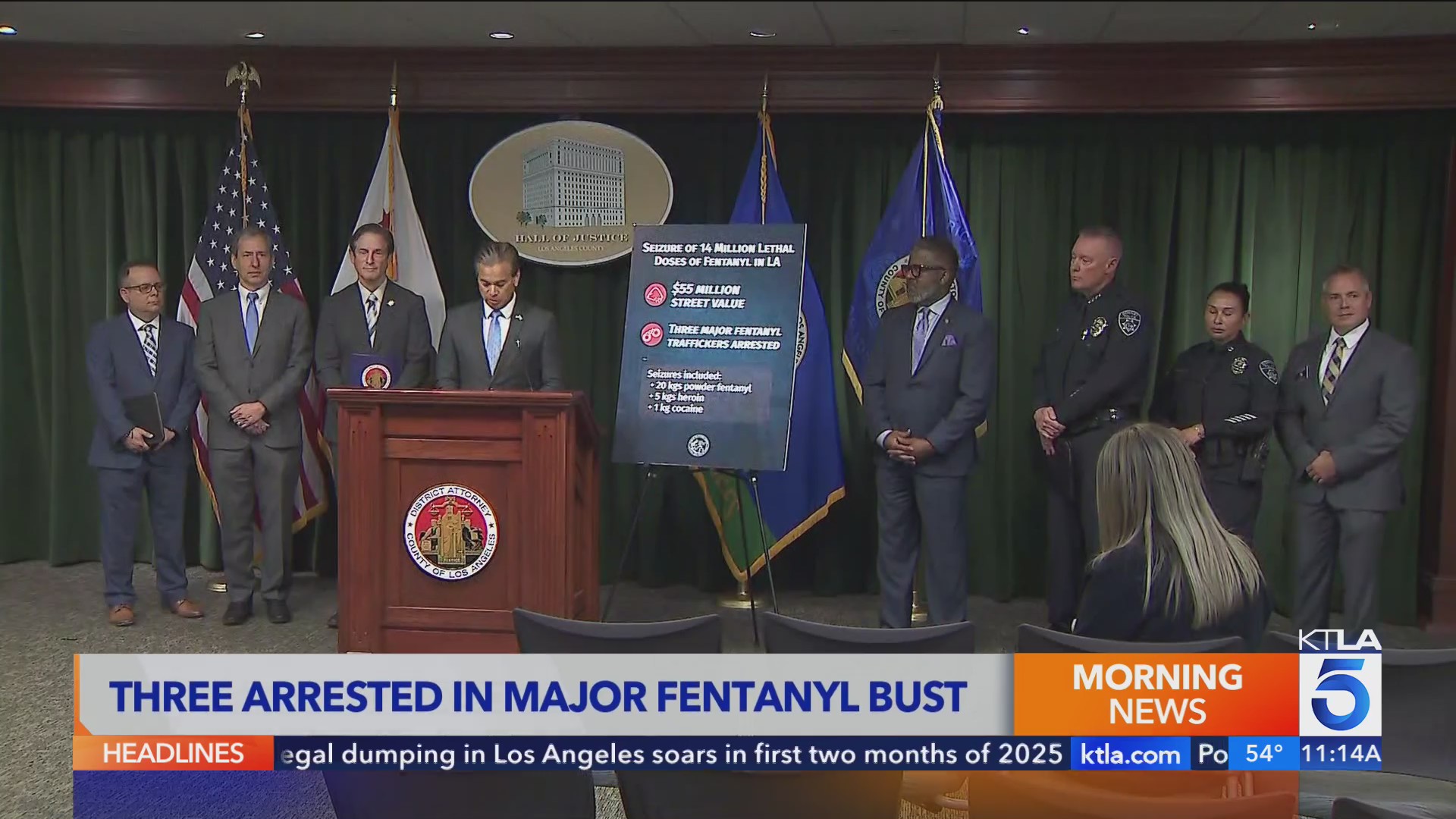 $55 million worth of fentanyl seized in Southern California; 3 suspects ...
