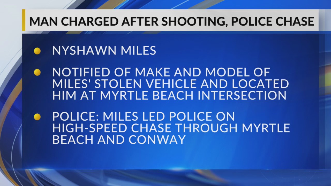 Marlboro County man hit with 13 charges after police chase in Horry ...