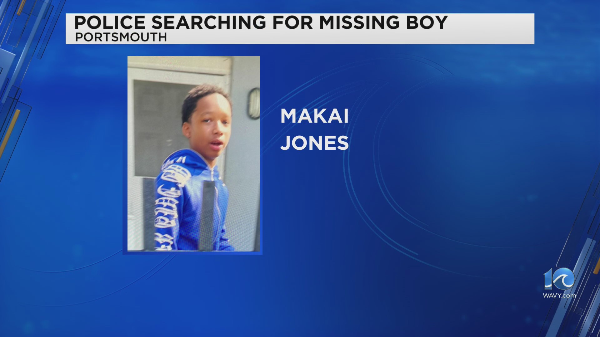 Portsmouth Police seek help finding missing 12-year-old boy – WAVY.com