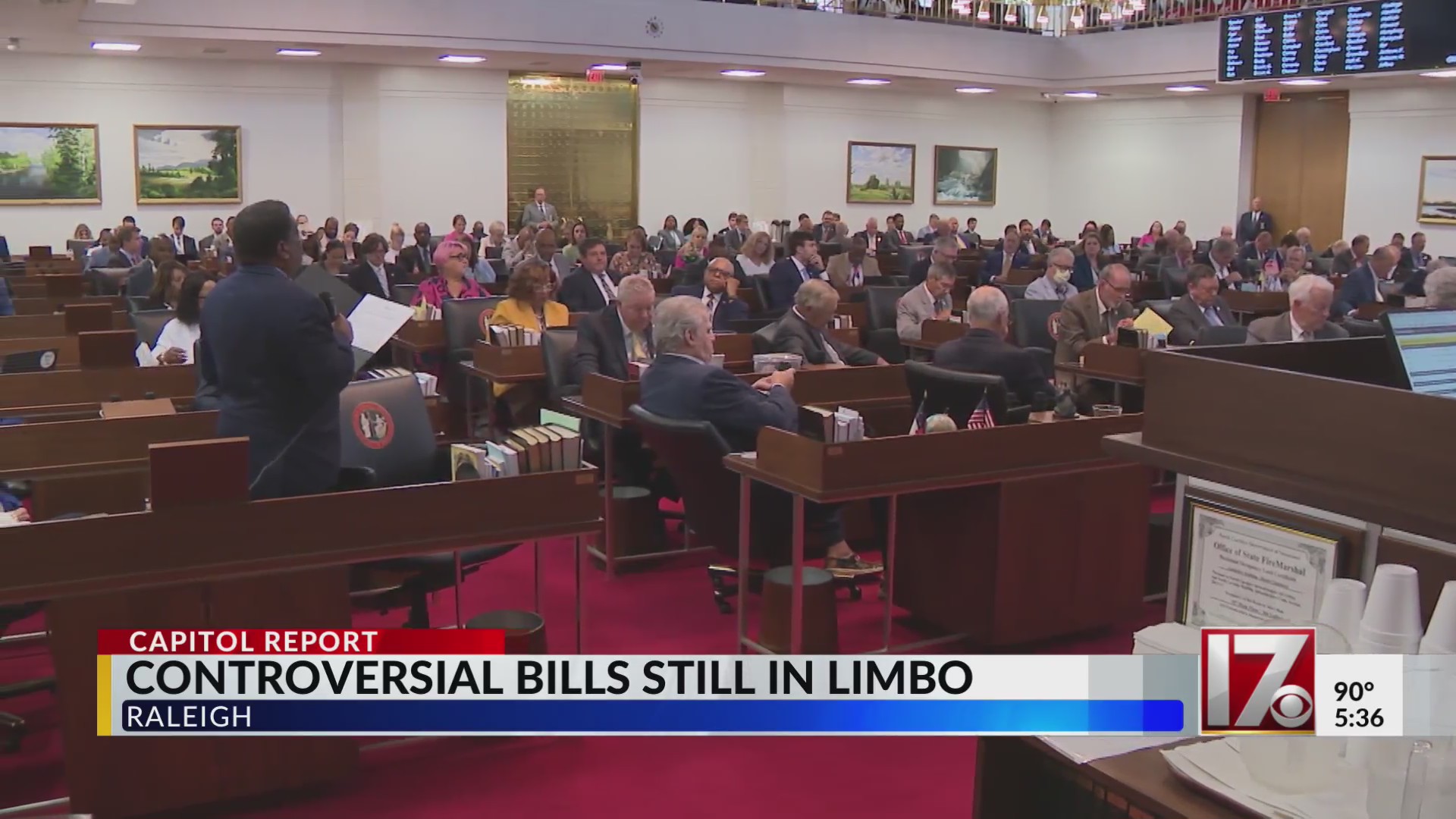 NC House stalled on Guns and DEI bill vetoes – CBS17.com
