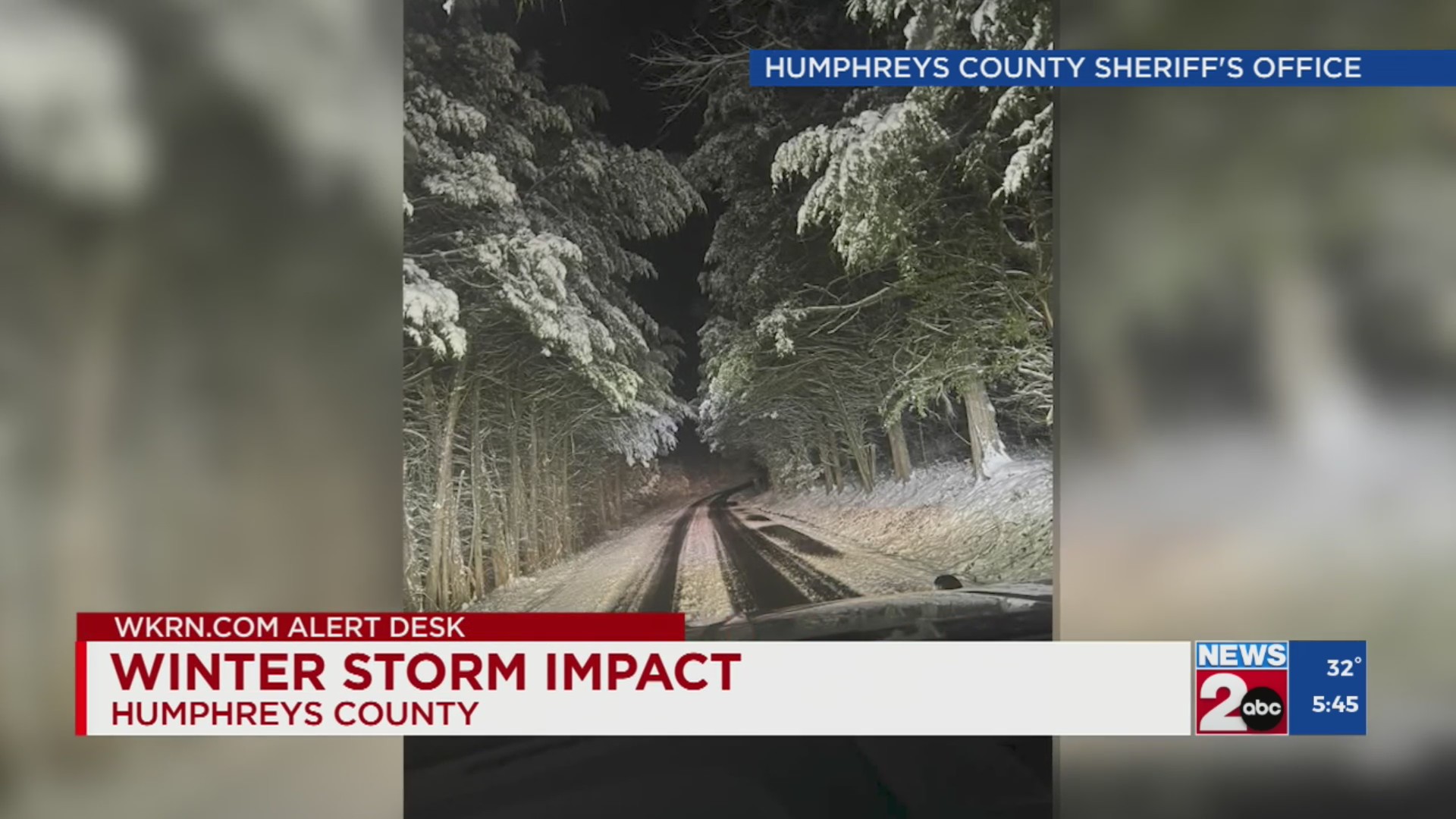 Winter storm impact in Humphreys County – WKRN News 2