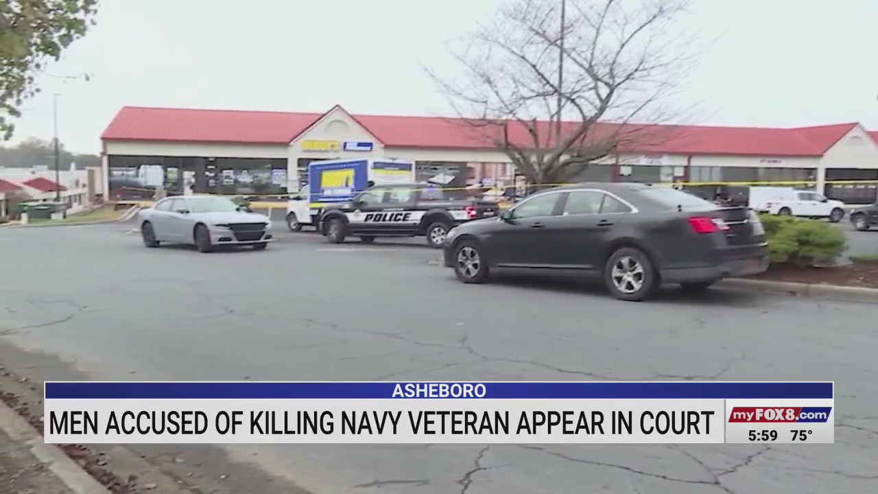 Men accused of killing Navy veteran in Asheboro appear in court – FOX8 WGHP