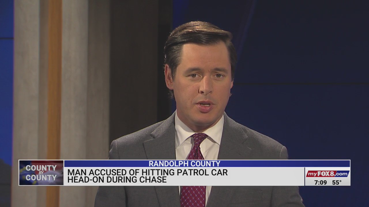 Man arrested after hitting Randolph County patrol vehicle head on ...