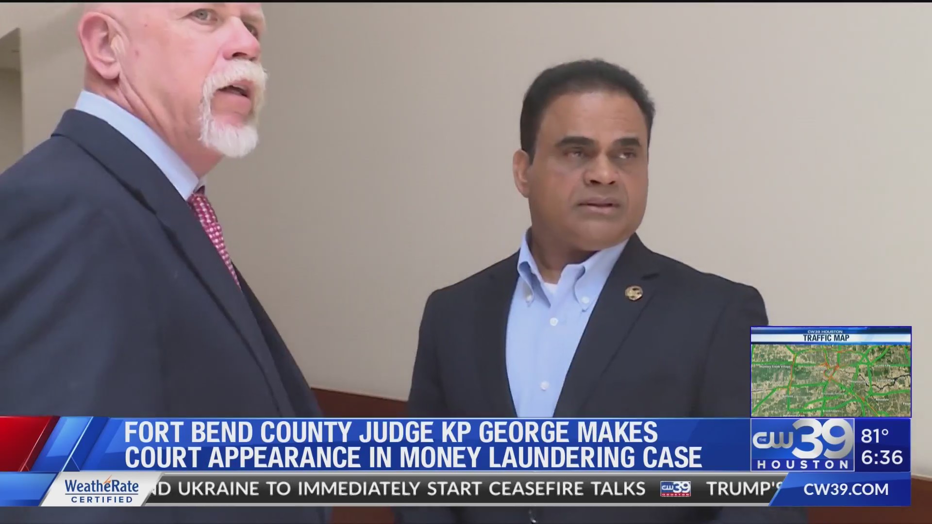 Fort Bend County Judge KP George makes court appearance in money ...