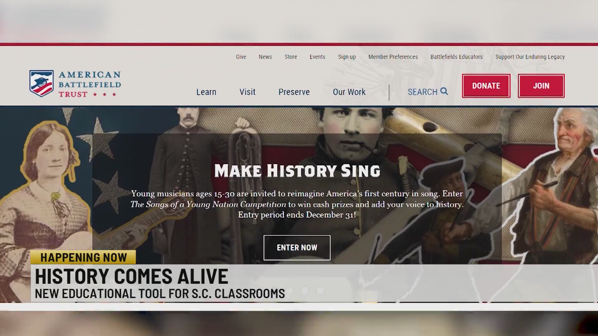 History comes alive in the classroom – WSPA 7NEWS