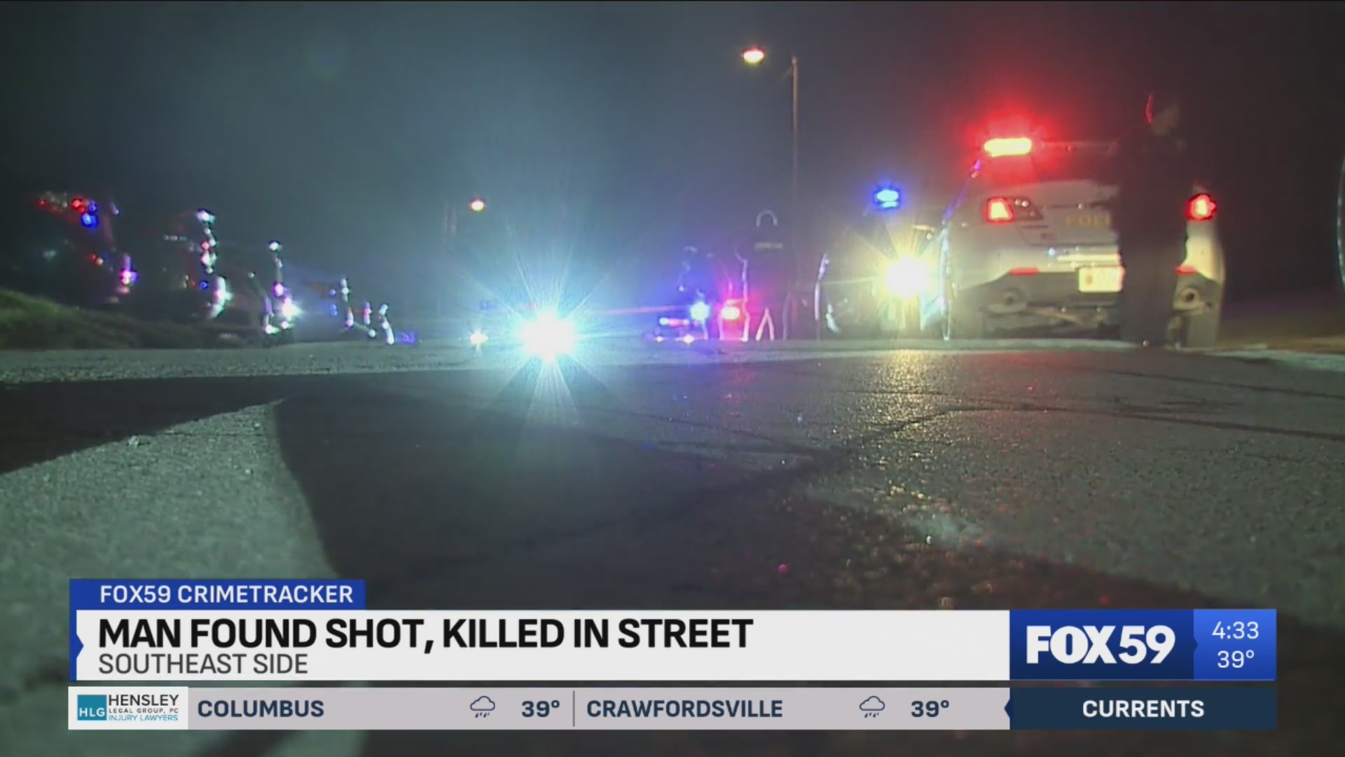 IMPD: Man found dead in street on south side of Indianapolis; Homicide ...