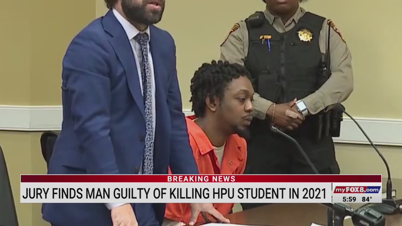 Jury finds man guilty of killing High Point student in 2021 – FOX8 WGHP