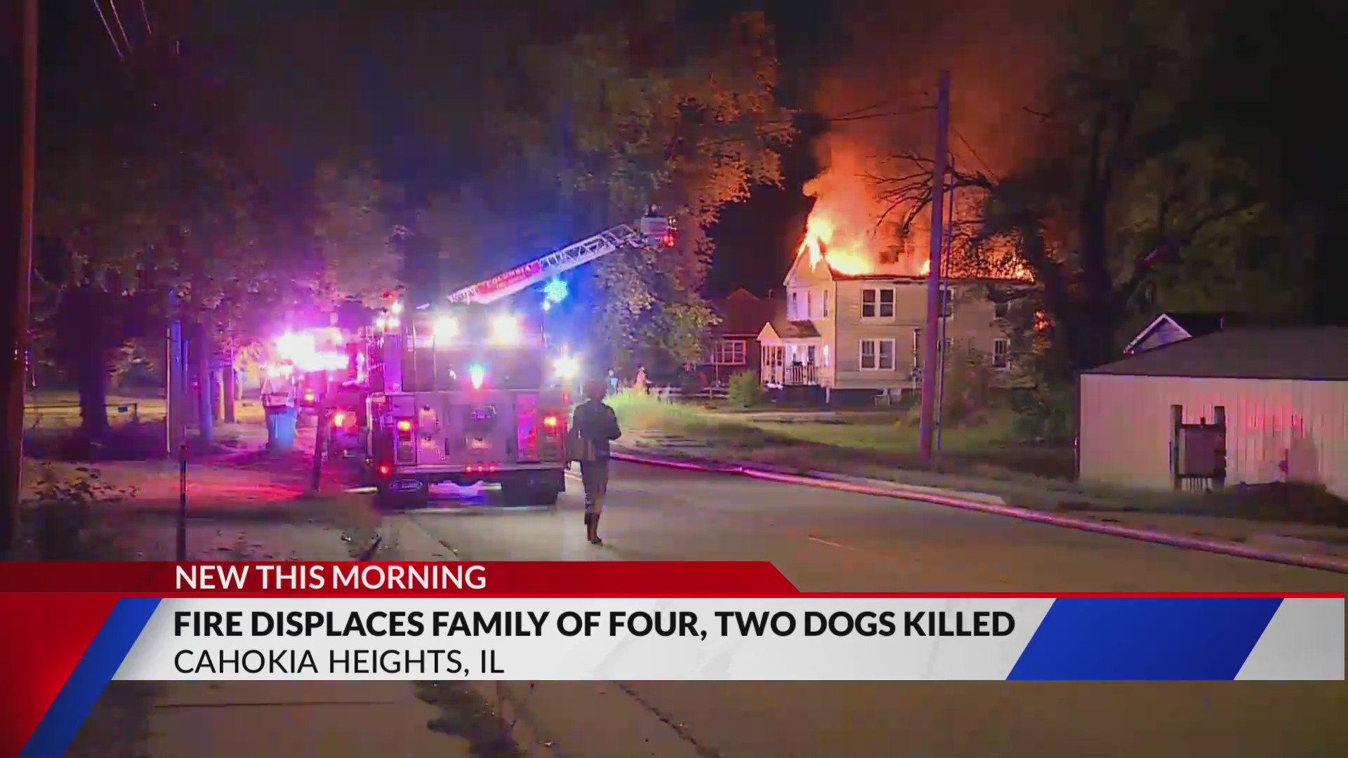 Fire in Cahokia Heights destroys home, kills two dogs – FOX 2