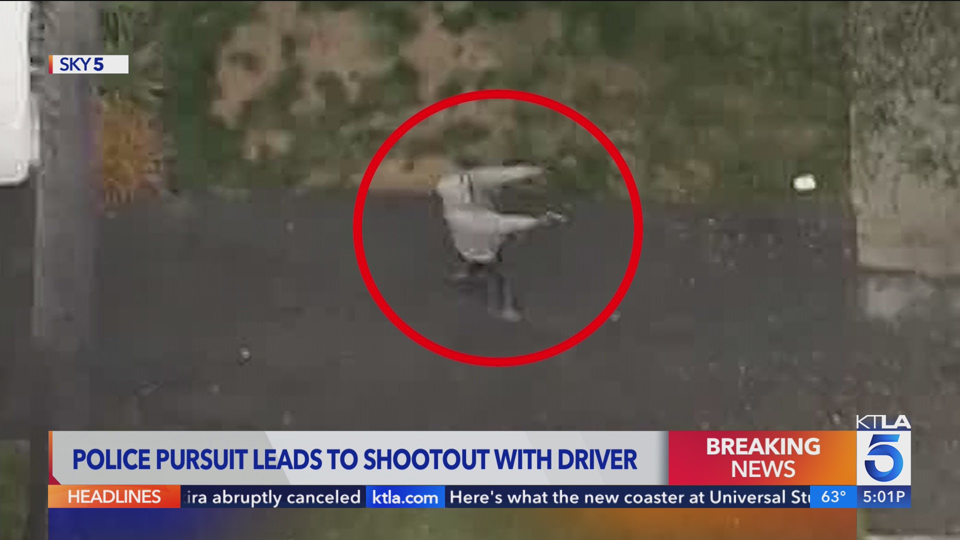 Domestic violence suspect shot by police following L.A. chase – KTLA