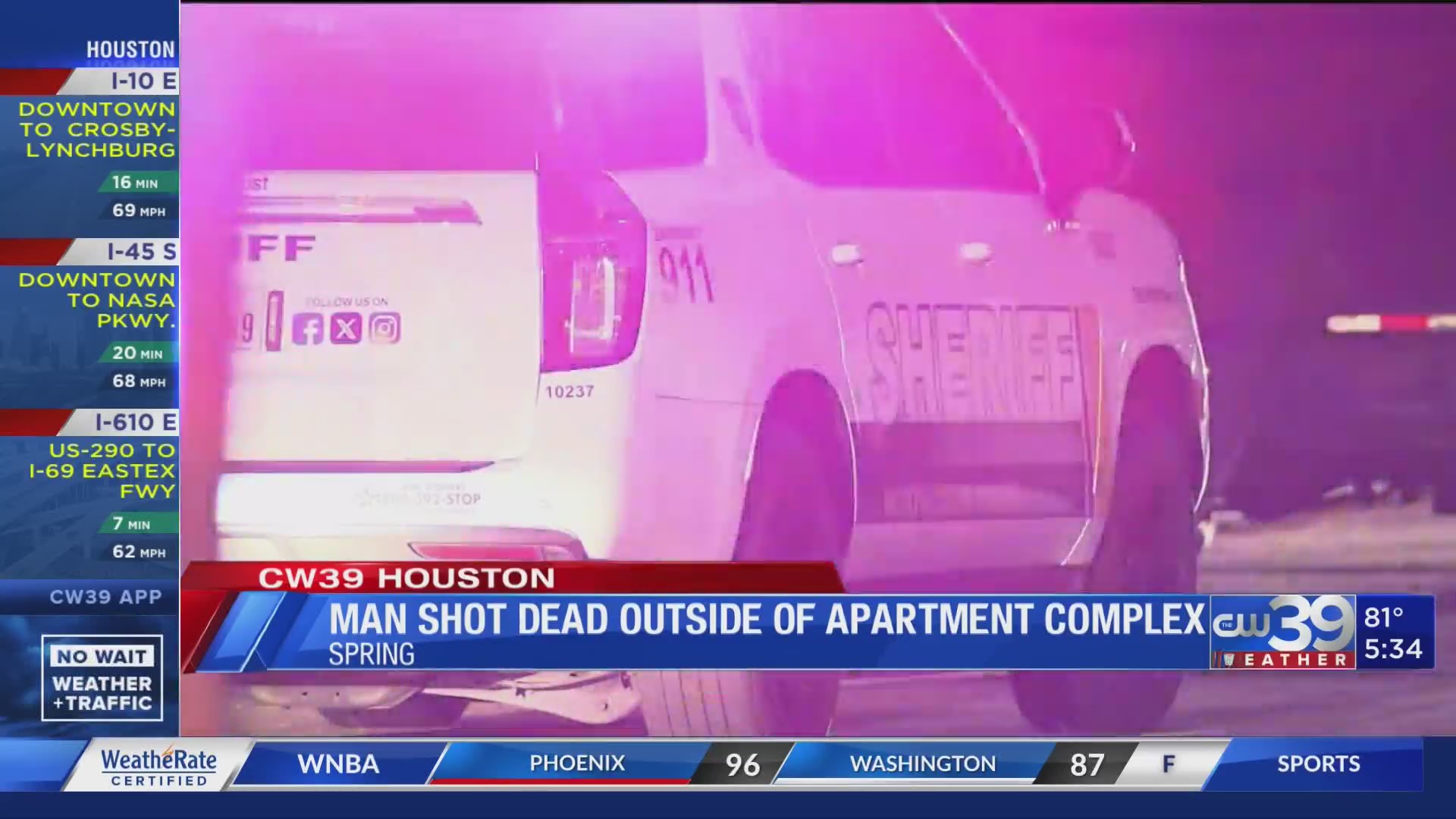 Man shot dead outside of Spring apartment complex – CW39 Houston