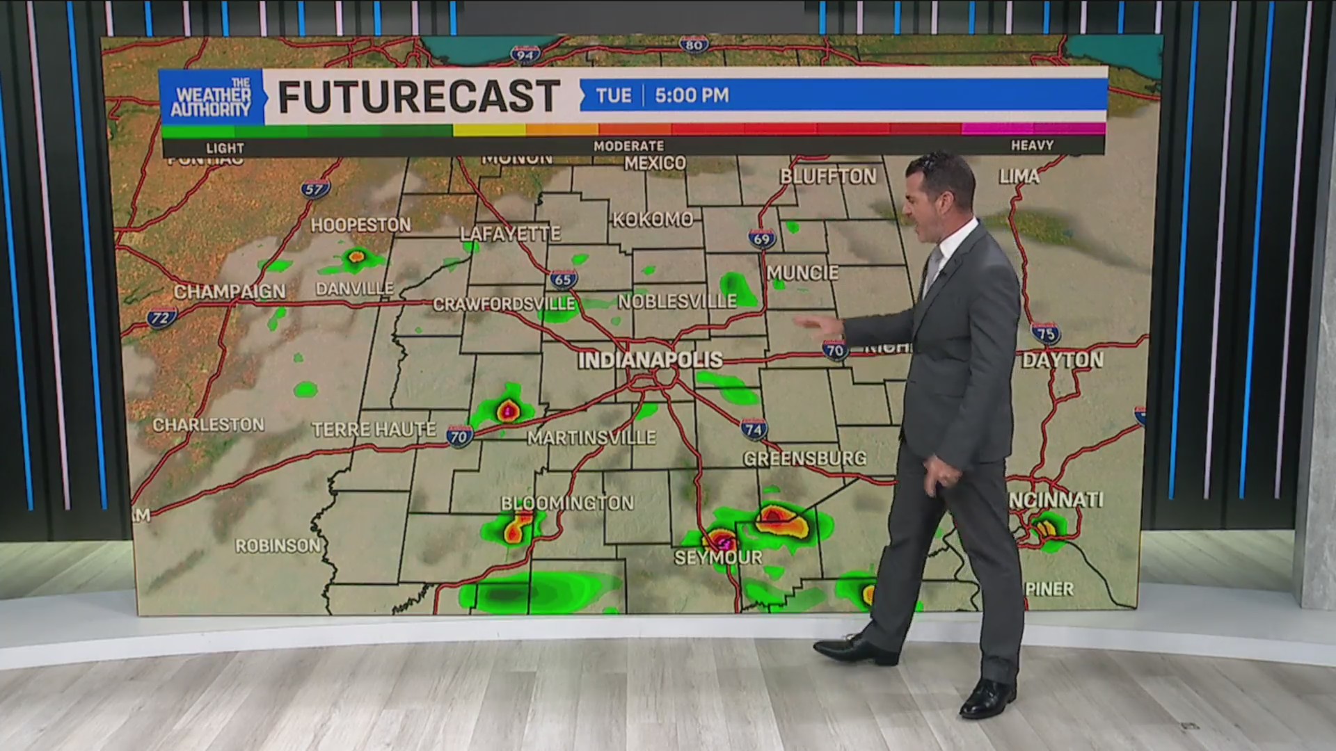 Tropical feel brings daily shower or storm chances – Fox 59