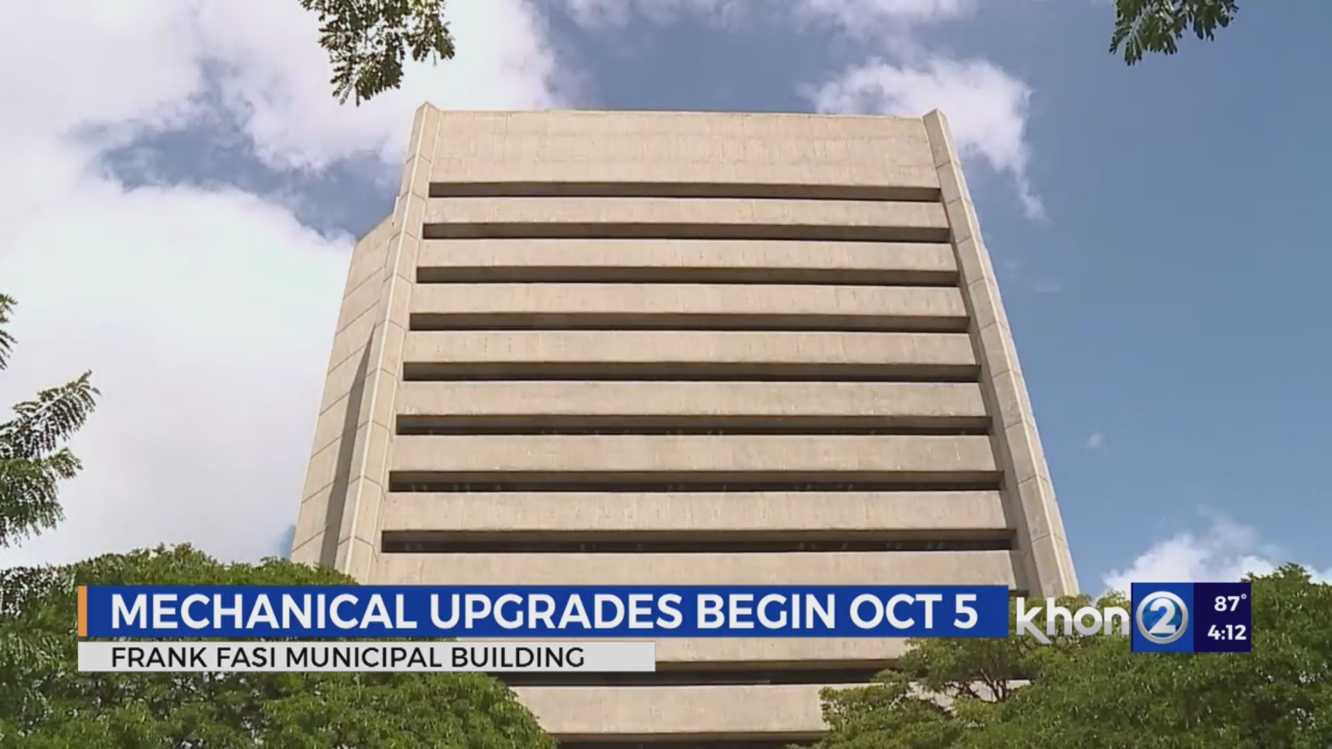 Major upgrades coming to Frank Fasi Municipal building KHON2