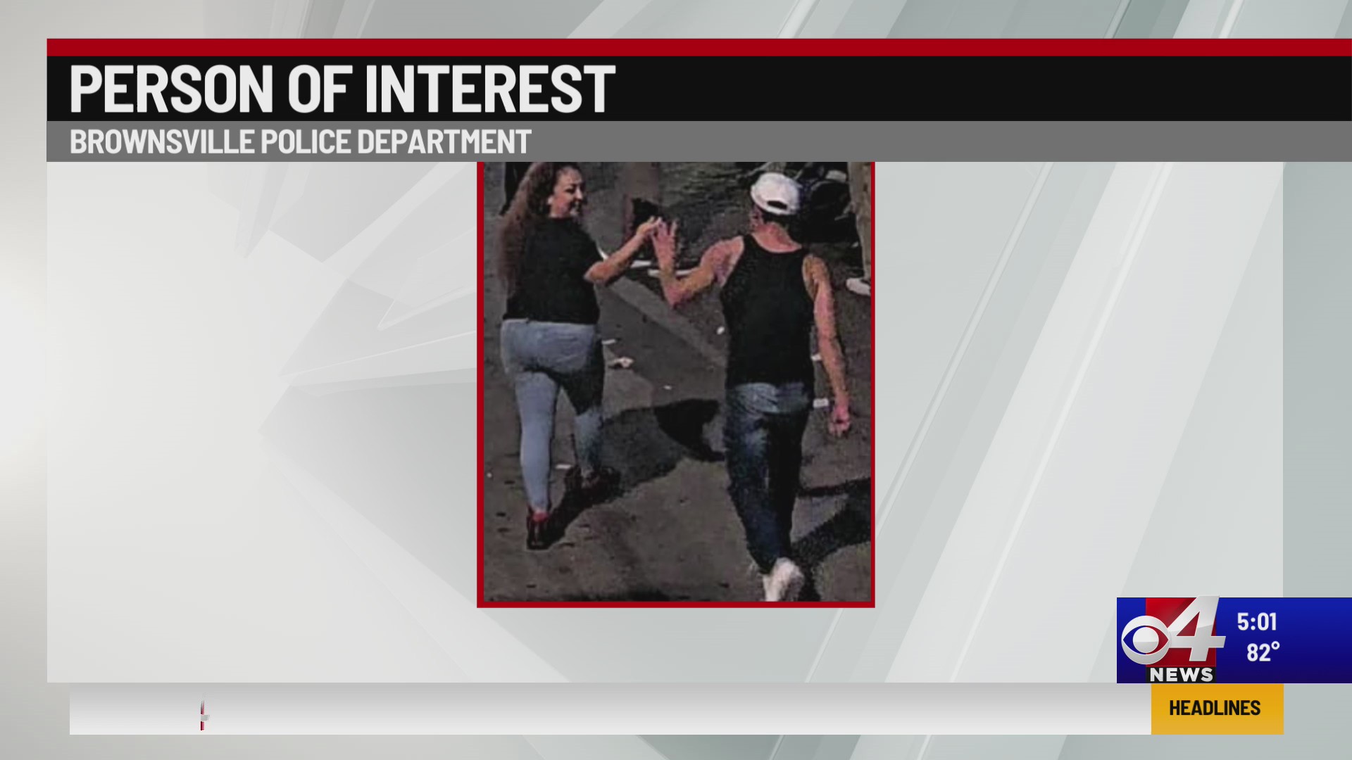 Brownsville police search for person of interest for robbery – KVEO-TV