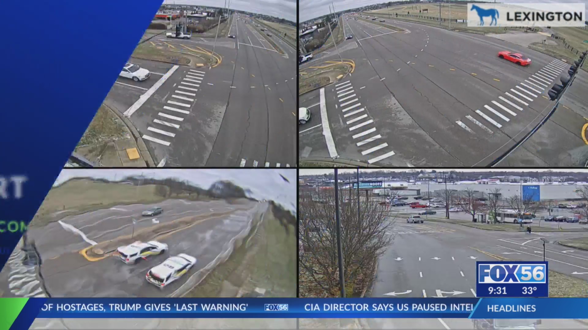 Lexington road reopened after closing due to icy conditions, multi-car ...