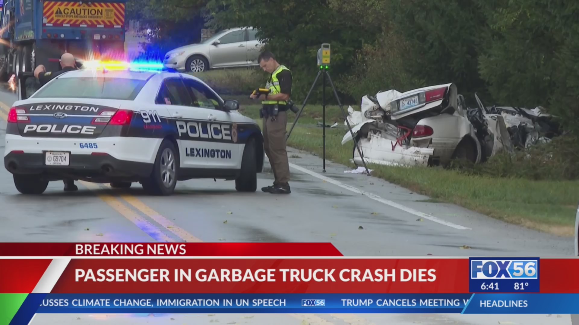 Woman dies after Lexington garbage truck crash – FOX 56 News