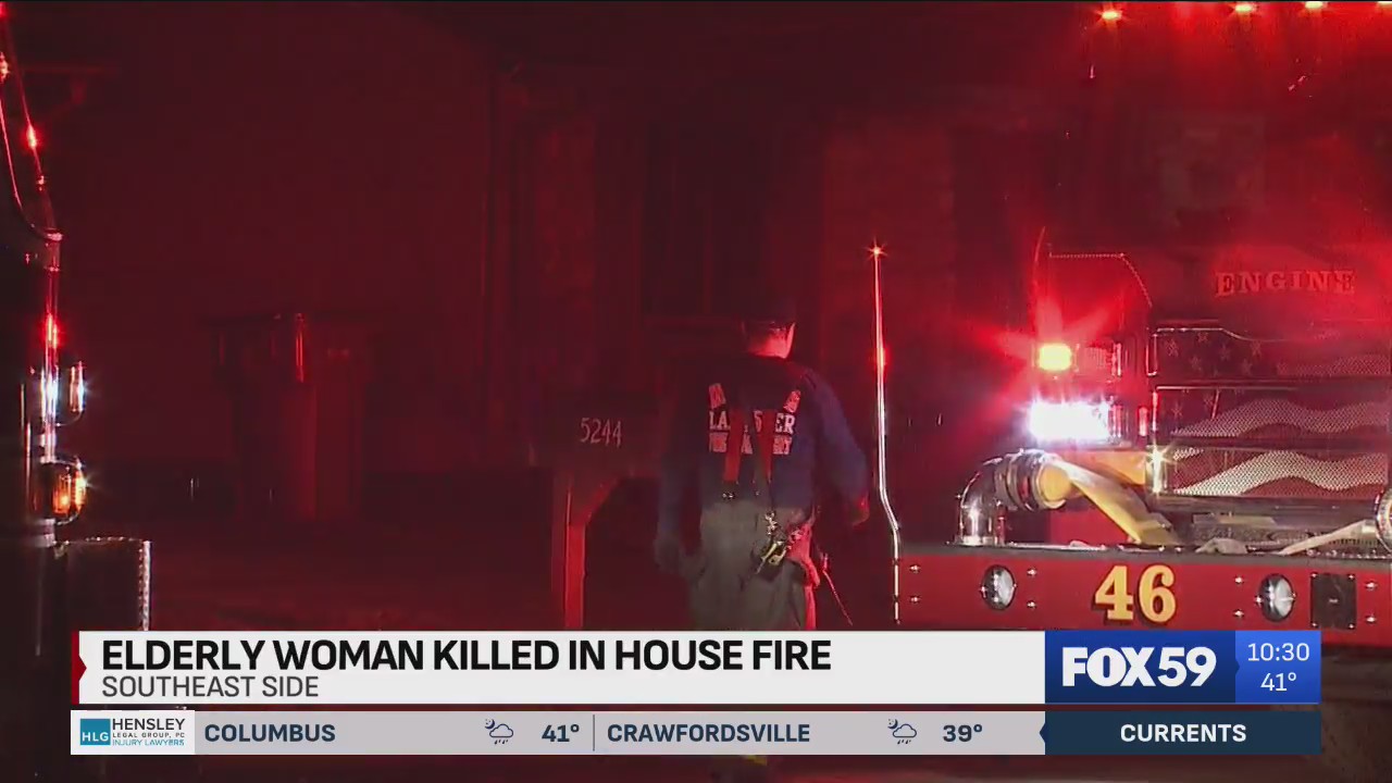 Residence fire on southeast side of Indianapolis leaves 82-year-old ...