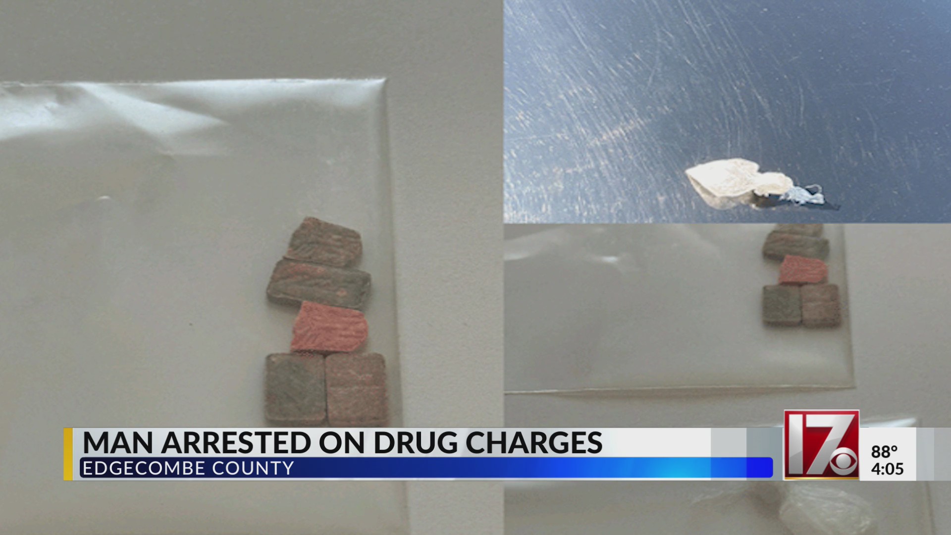Man arrested on drug charges in Edgecombe County – CBS17.com