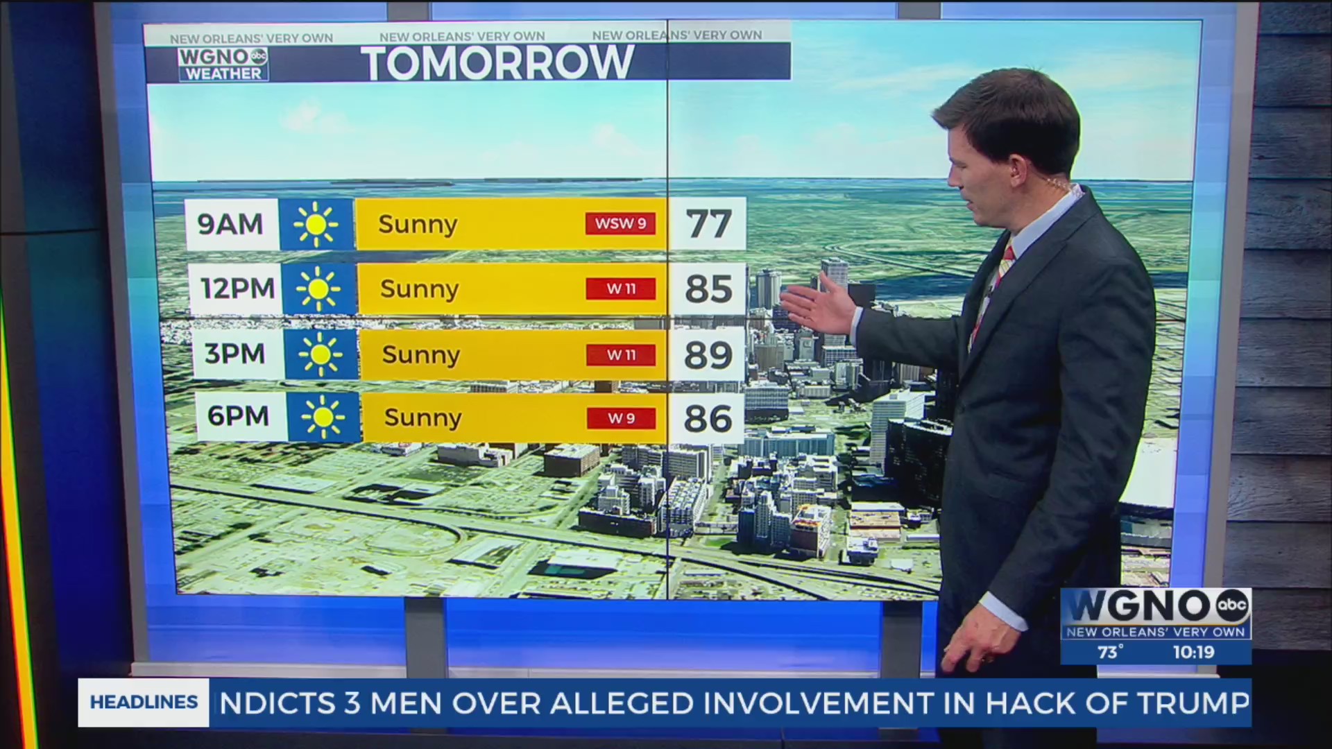 Hot days and pleasant nights through early next week WGNO