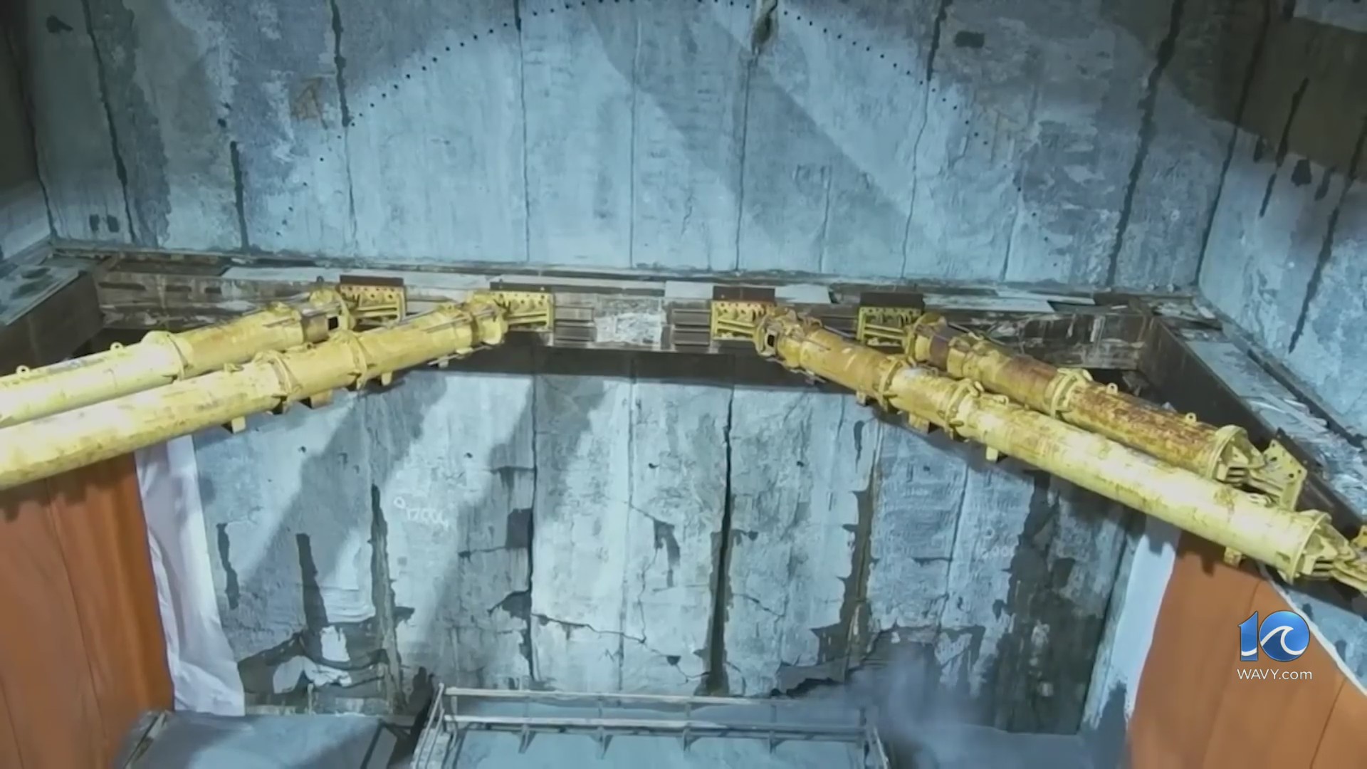 Tunnel boring machine makes breakthrough at CBBT – WAVY.com