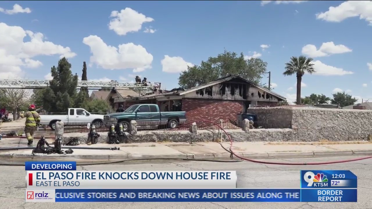 El Paso Fire knocks down house fire – KTSM 9 News