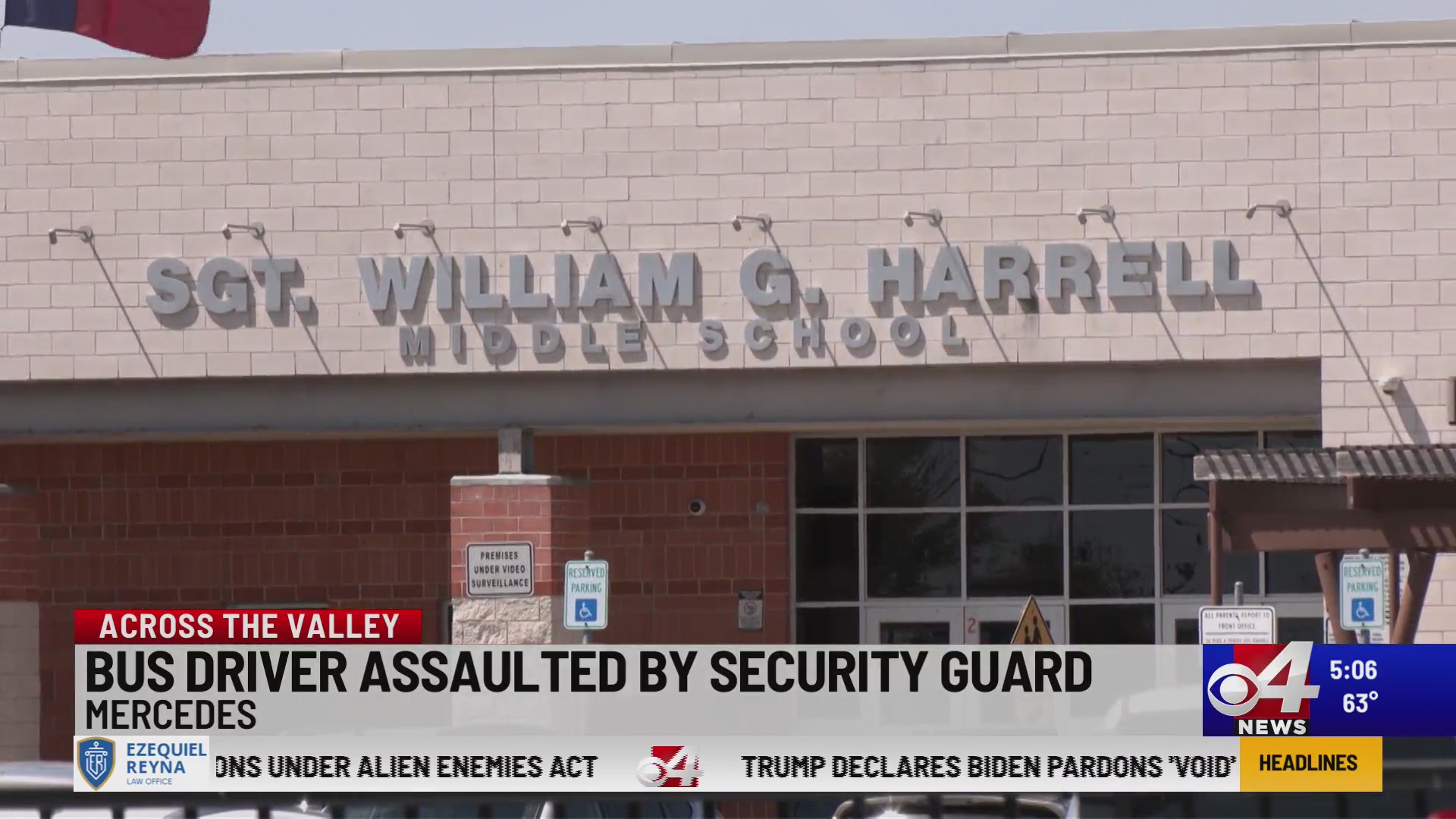 School bus driver assaulted by security guard – KVEO-TV