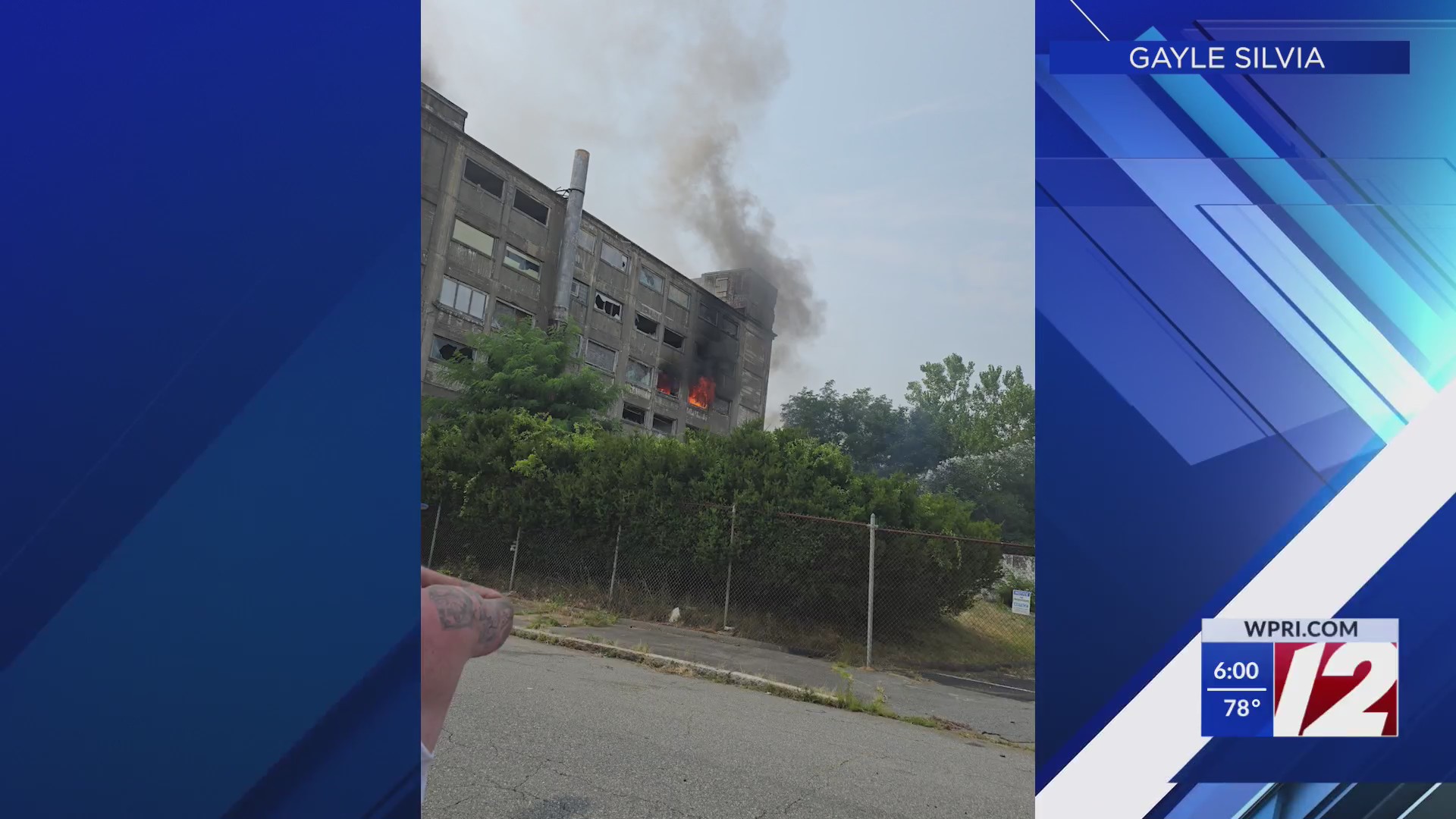 Fire rips through abandoned New Bedford mill building – WPRI.com