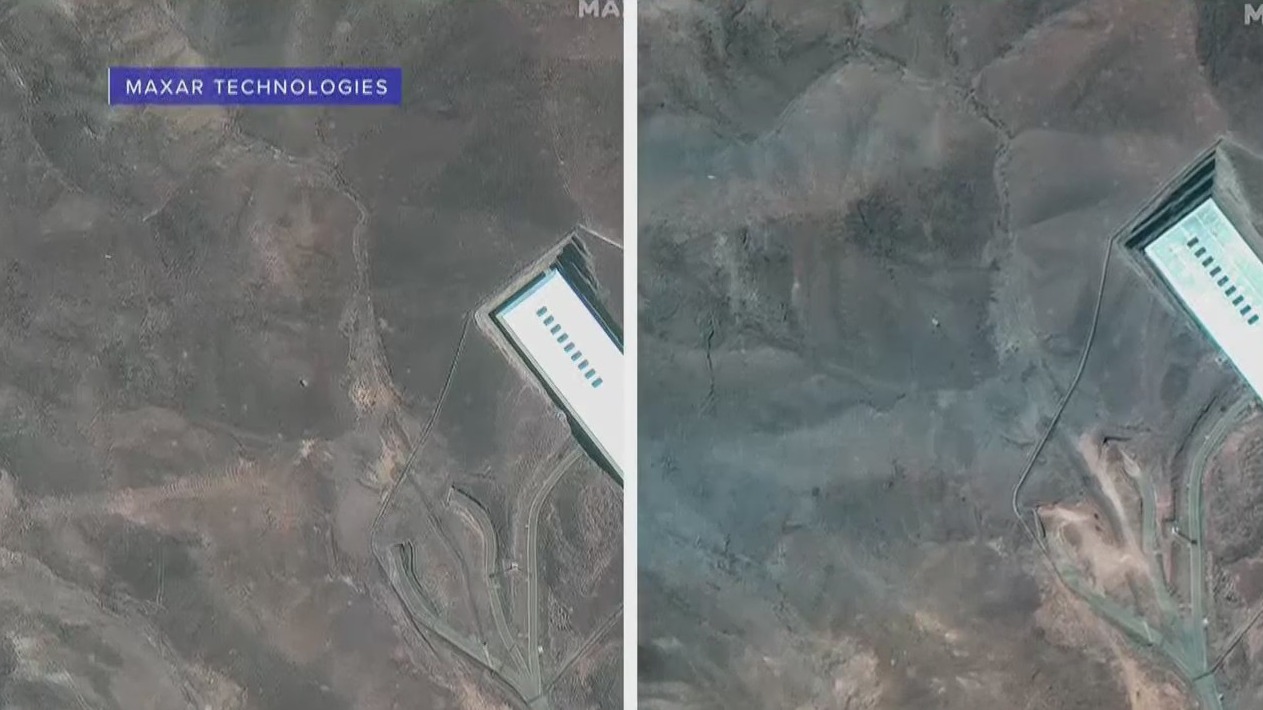 Satellite images of Iran nuke site Fordow show damage after US ...