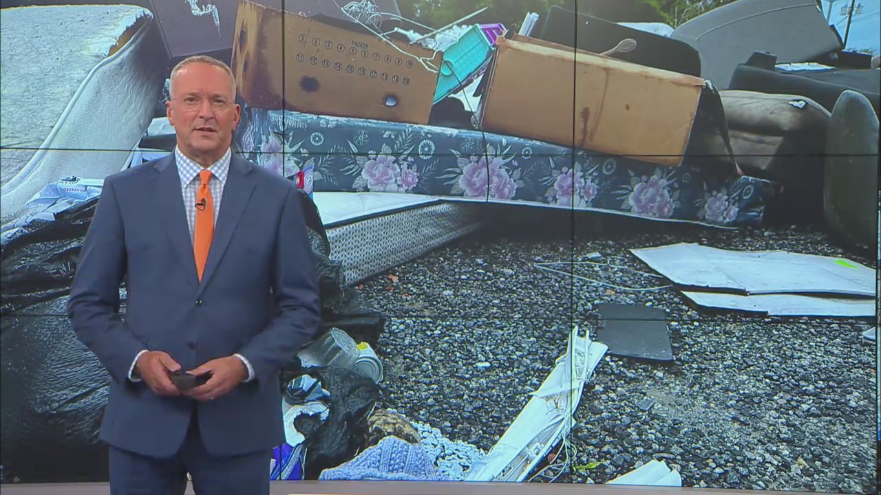 Trash Trouble Auburn recycling site home to growing mound of trash