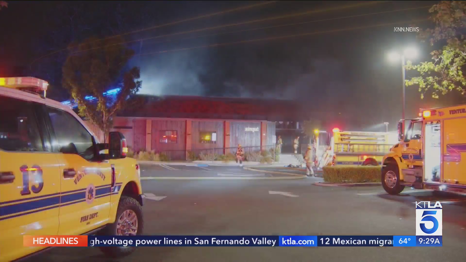Kitchen fire damages upscale French restaurant in Ventura County – KTLA