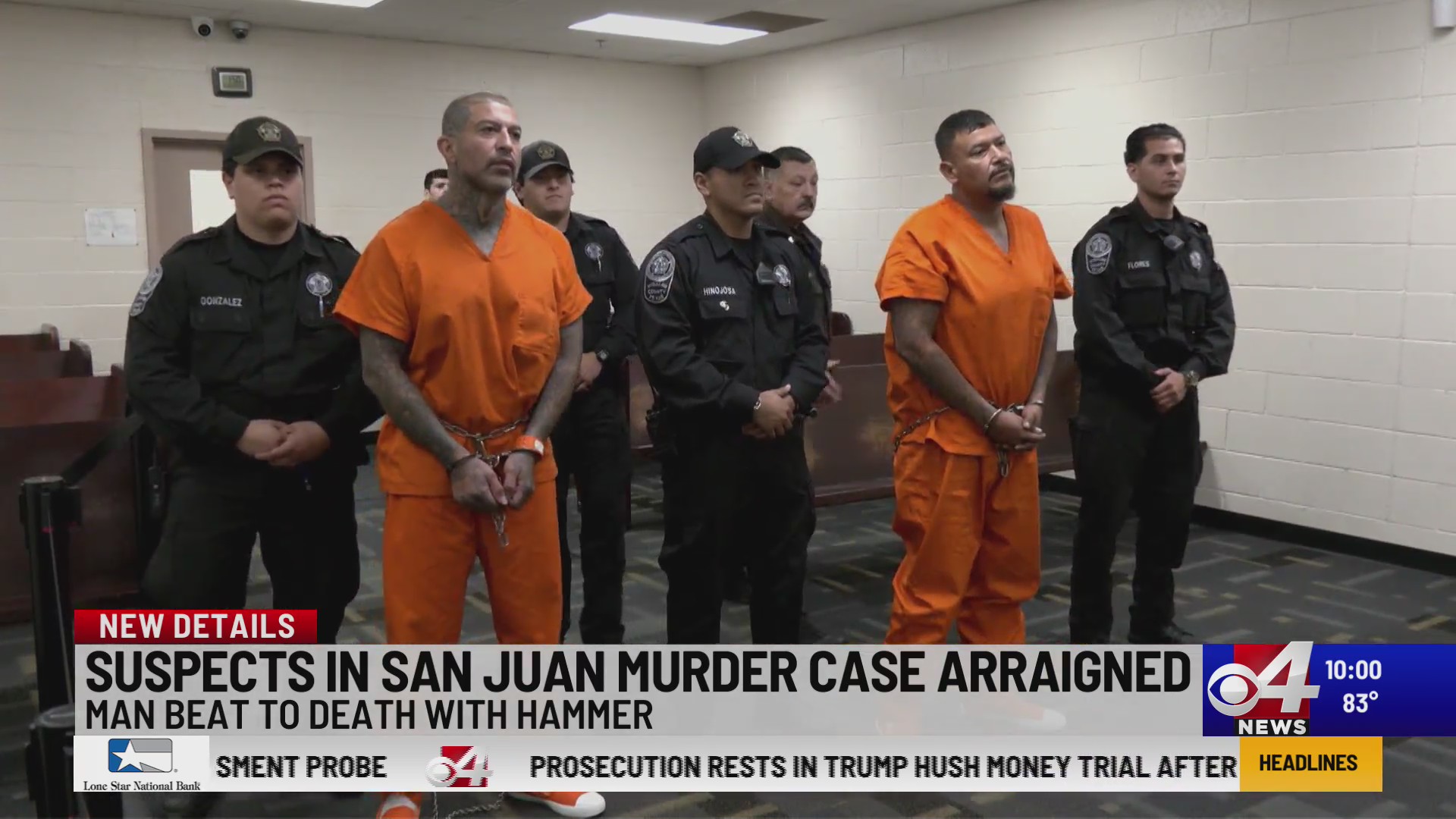 Suspects in San Juan murder case arraigned KVEOTV