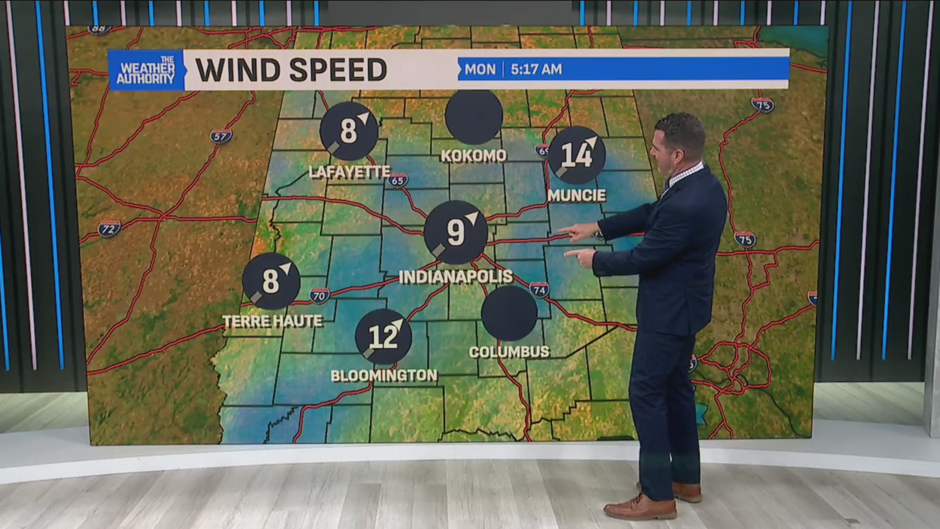Warmth with a limited shower chance today; cooler shot tomorrow – Fox 59