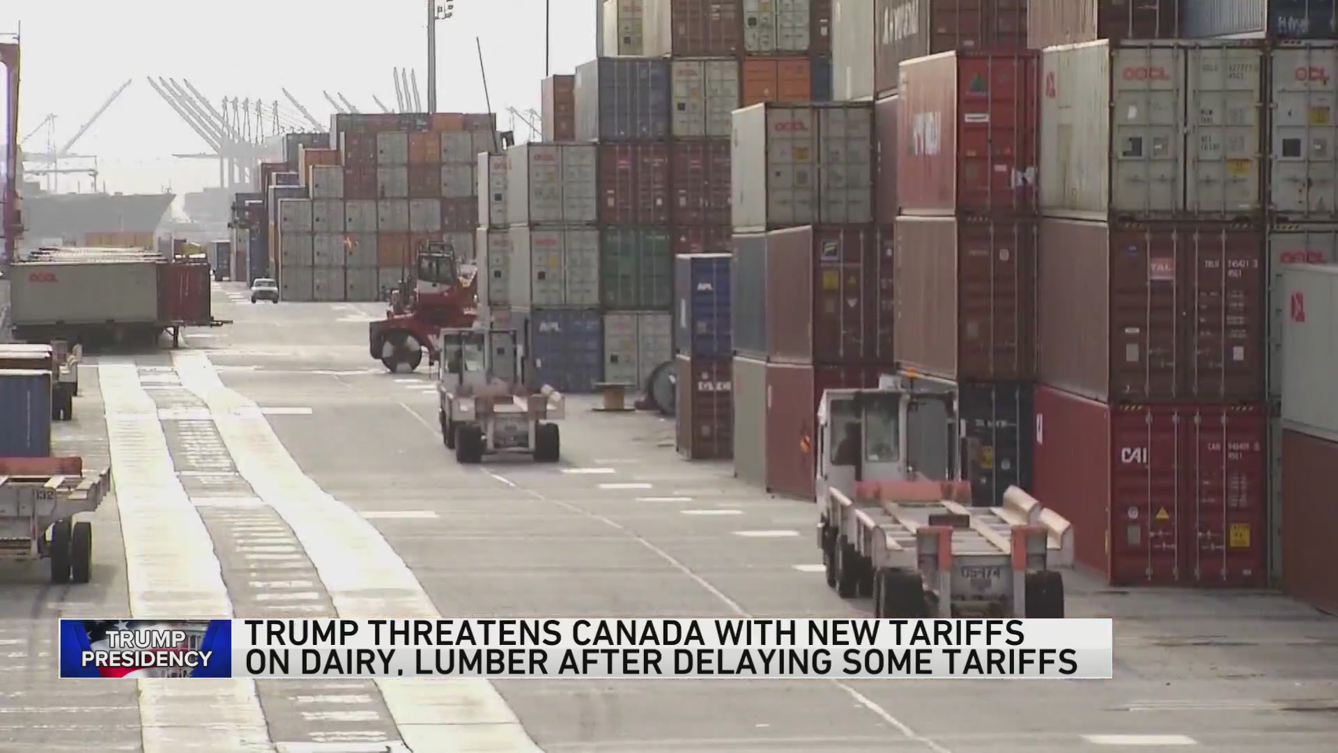 President Trump threatens tariffs on Canadian dairy and lumber – WGN-TV