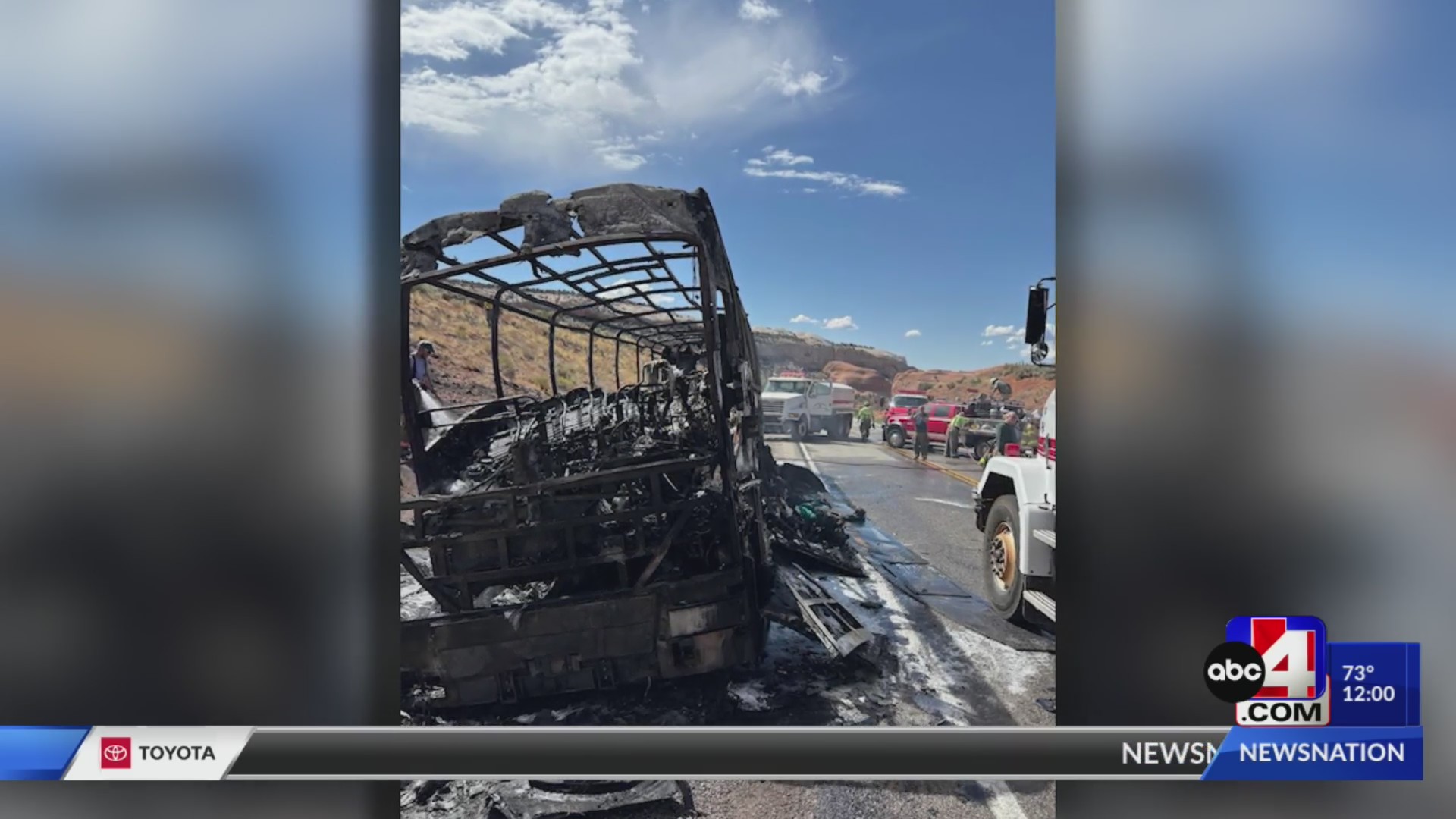 Over 30 kids ‘safe’ after bus catches fire, becomes fully engulfed in ...