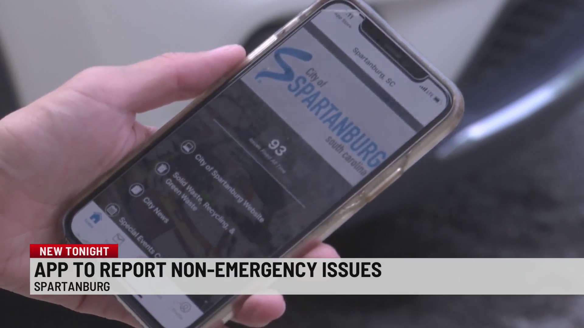 Spartanburg residents can report nonemergency issues using new city(00)