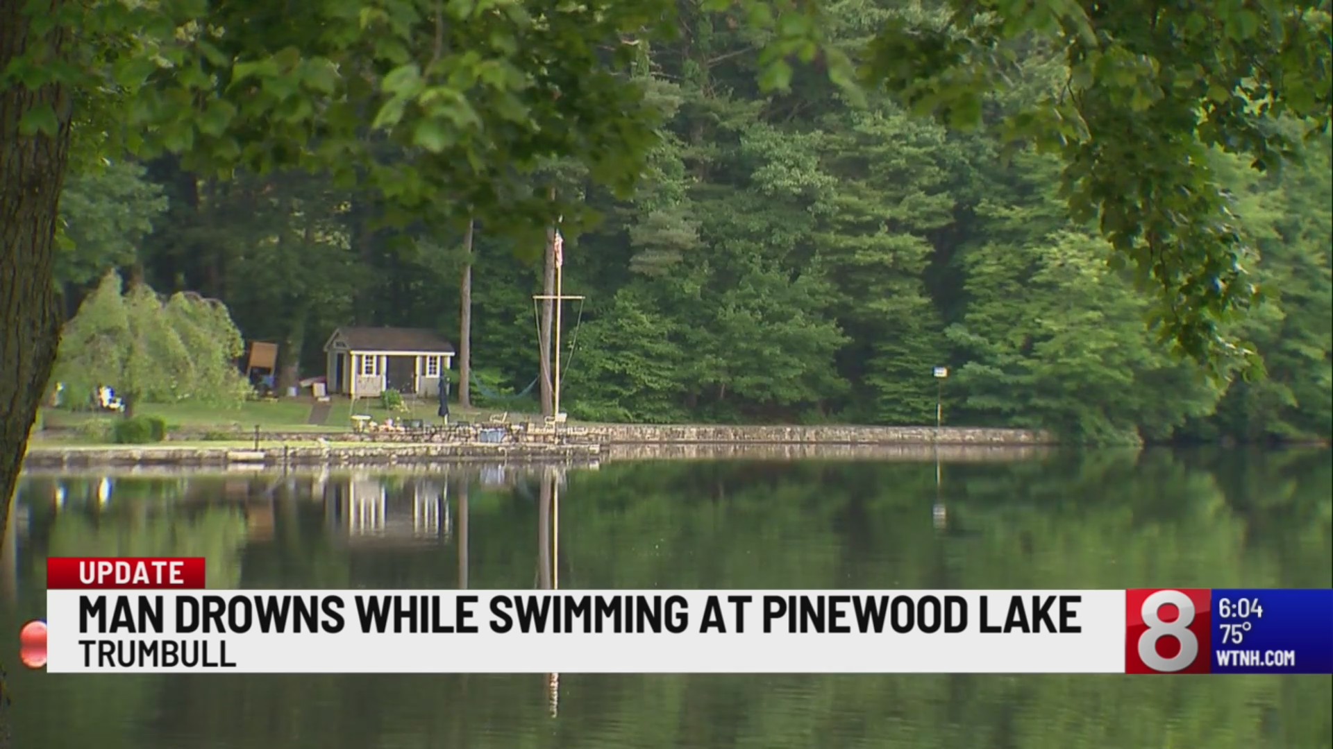 Man drowns at Pinewood Lake in Trumbull