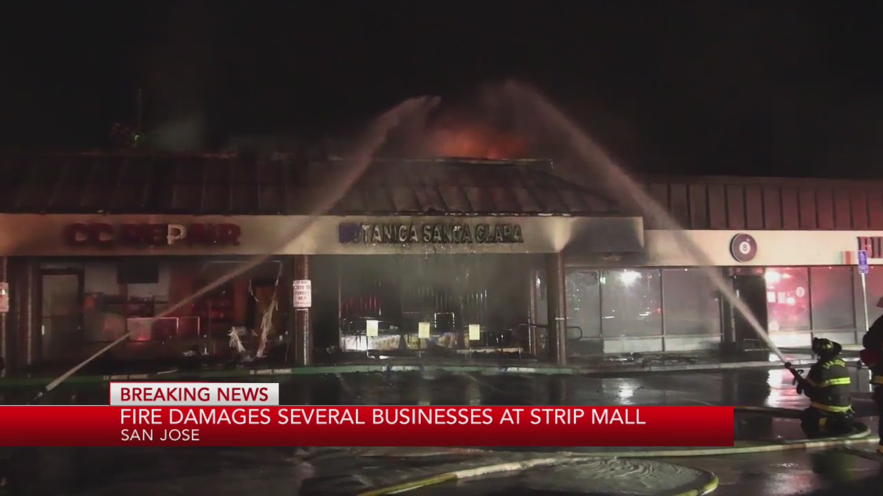Fire damages several businesses at San Jose strip mall – KRON4