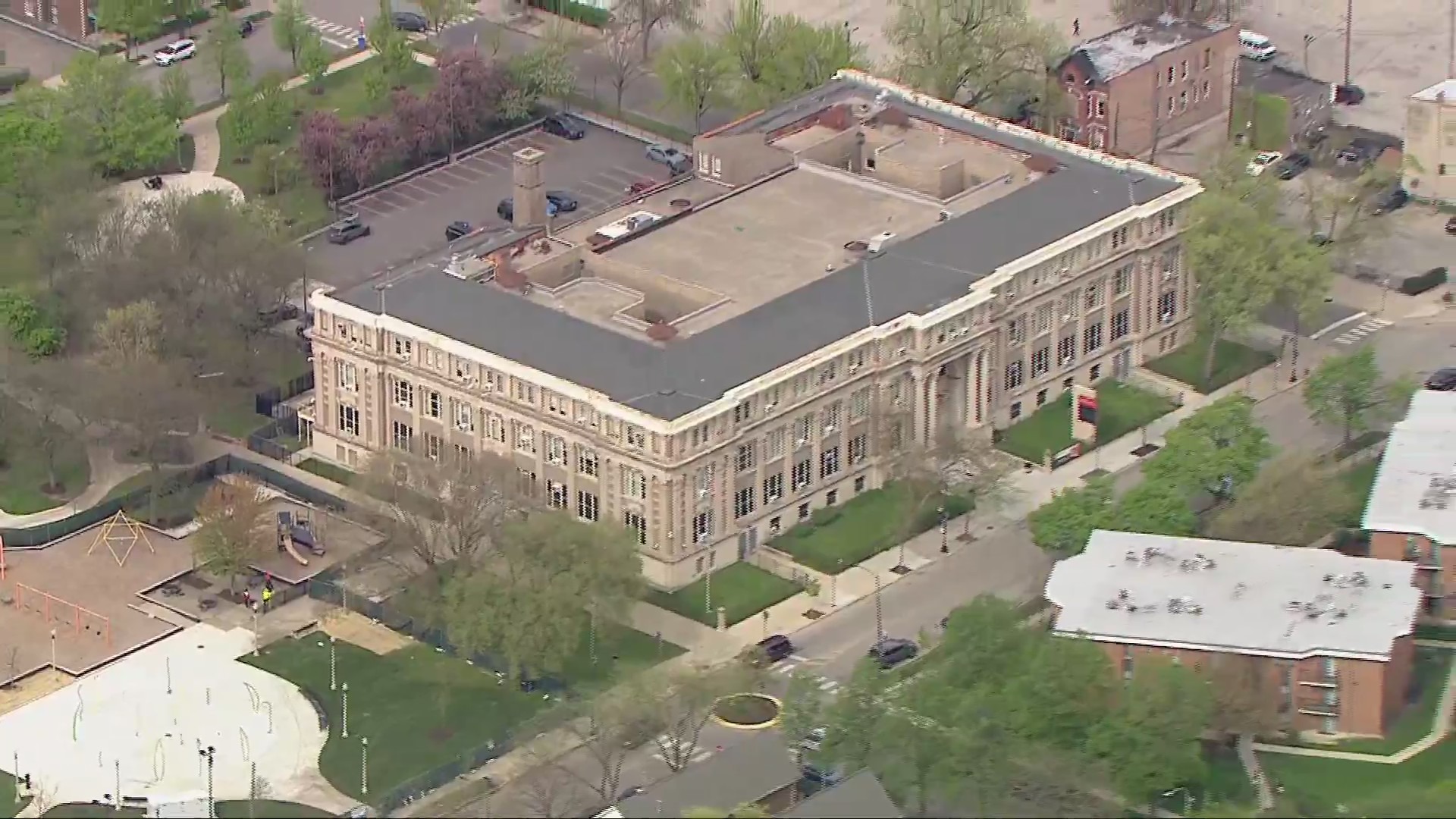 Two hospitalized after shooting near Chicago high school — WGN Evening ...