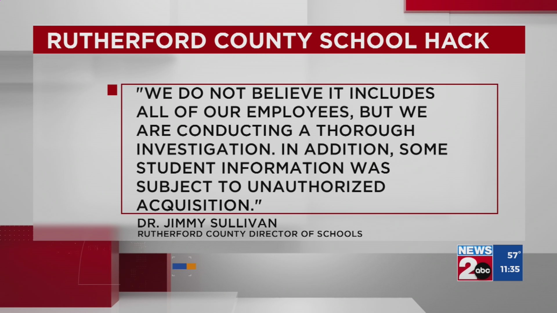 ‘Some’ student information acquired in Rutherford County Schools hack ...